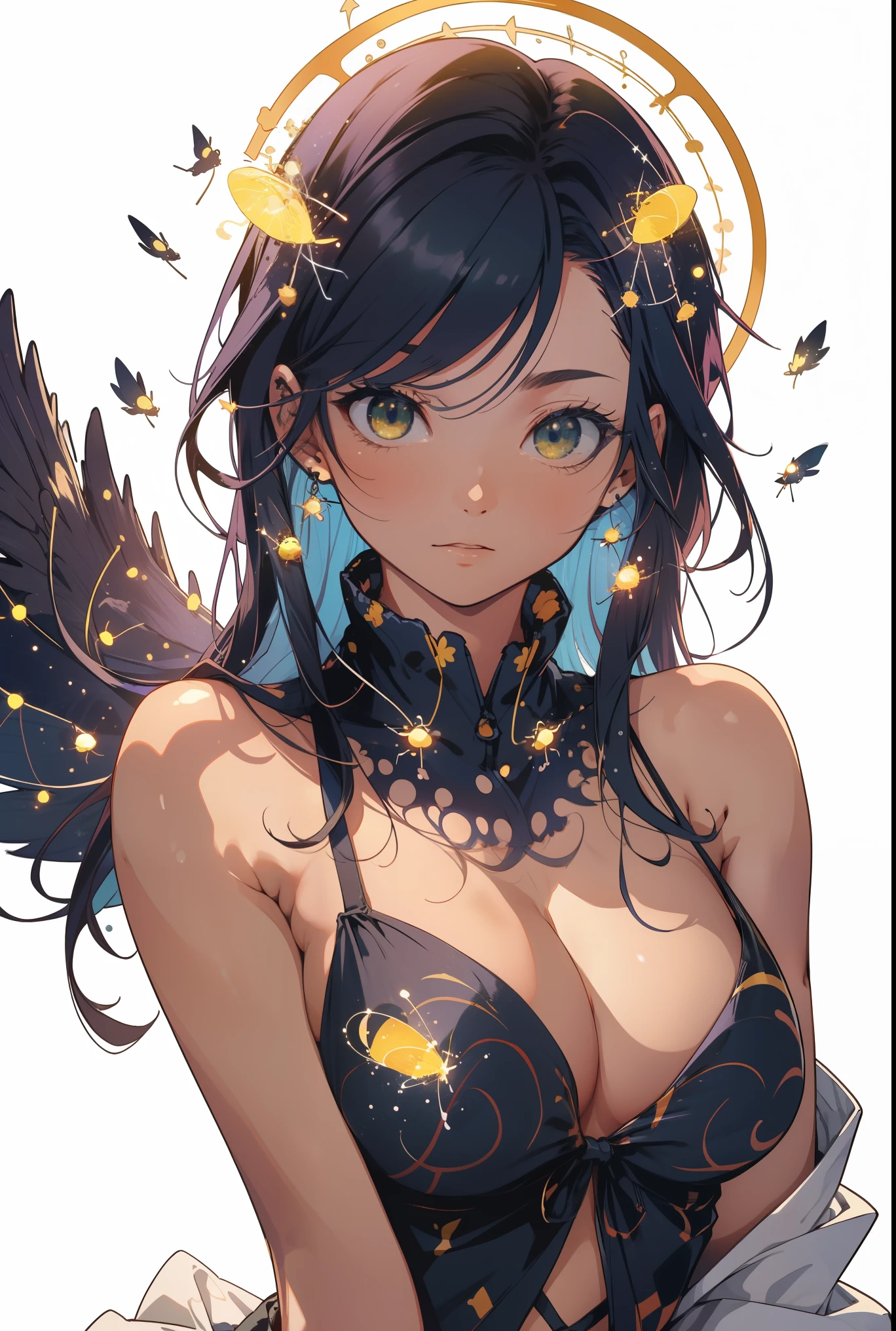 parte maestra, Gorgeous, paisaje, (((NO_HumaNOs))), Noche, flor, garden, cielo estrellado, constelaciones, impresionante, vista, agua, warm, acogedor, peaceful, Meteoro, cosmico, magia, magia, particles, Justo, ((fireflies))