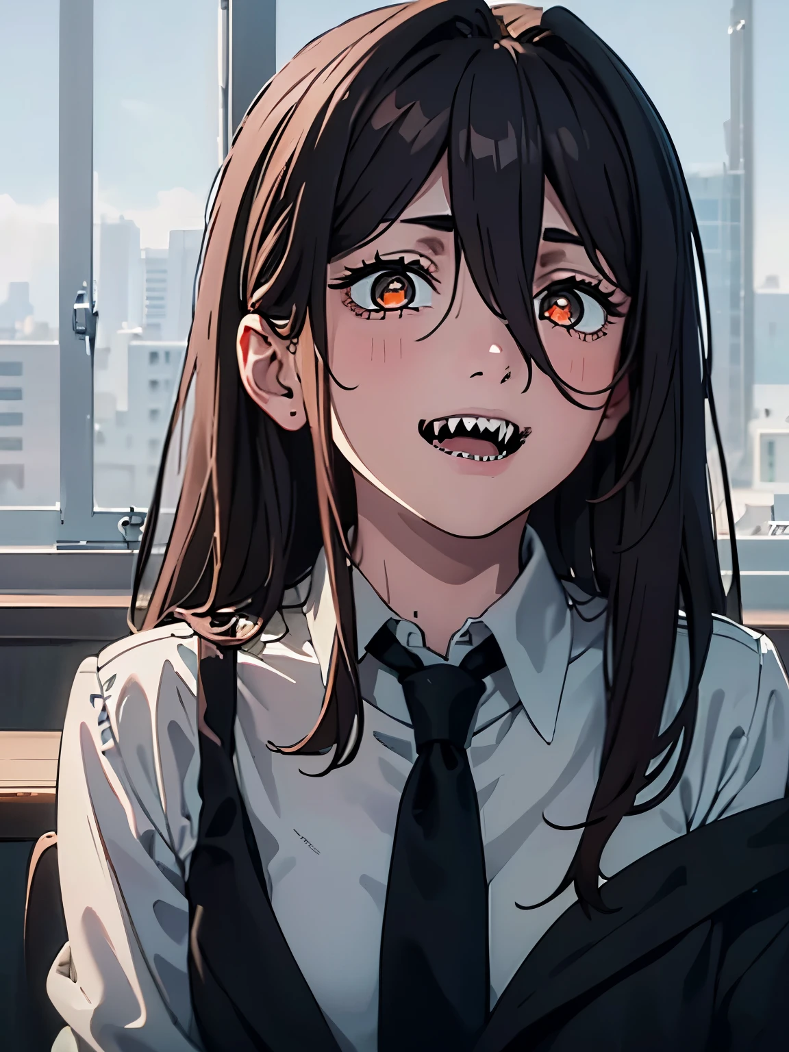 girl on top, POV, sadistic smile, blood on face,cinematic lighting, dark moody atmosphere, dramatic contrast, muted color palette,, highly detailed, masterpiece, 4k