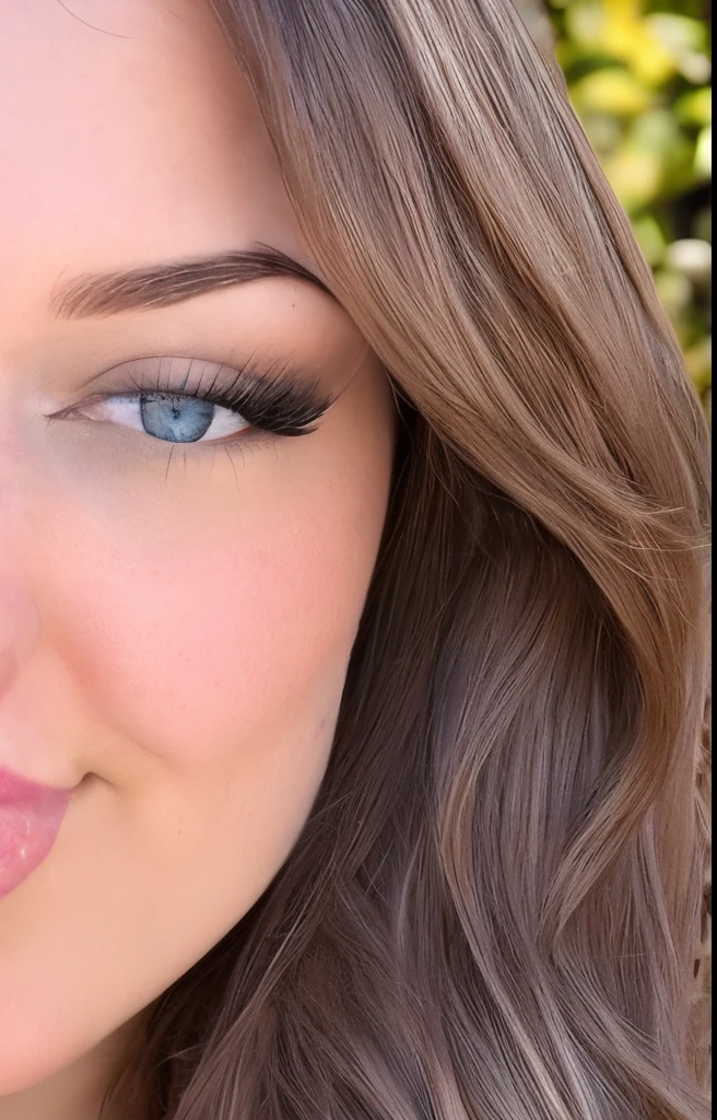 woman,cute,lips,long hair,looking at viewer,makeup,nose,realistic,solo,upper body,raw photo,studio_shot,8k uhd,dslr,soft lighting,high quality,film grain 18 year old katharina with a cute face and blue-grey eyes, full body image she has a cute fit thick body, Realistic face and body, Realistic physique, Medium small sized breasts.