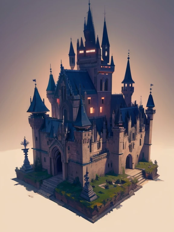 Castlevania castle in pixel