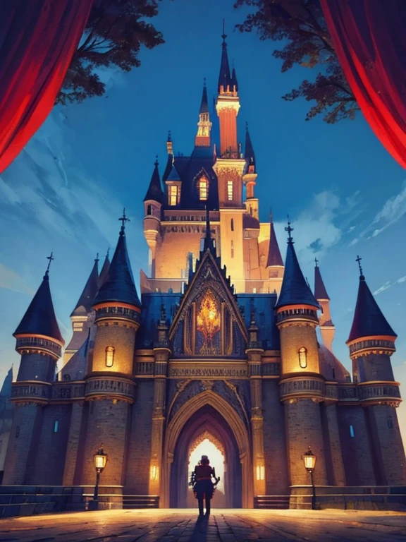 Castlevania castle, pixel art