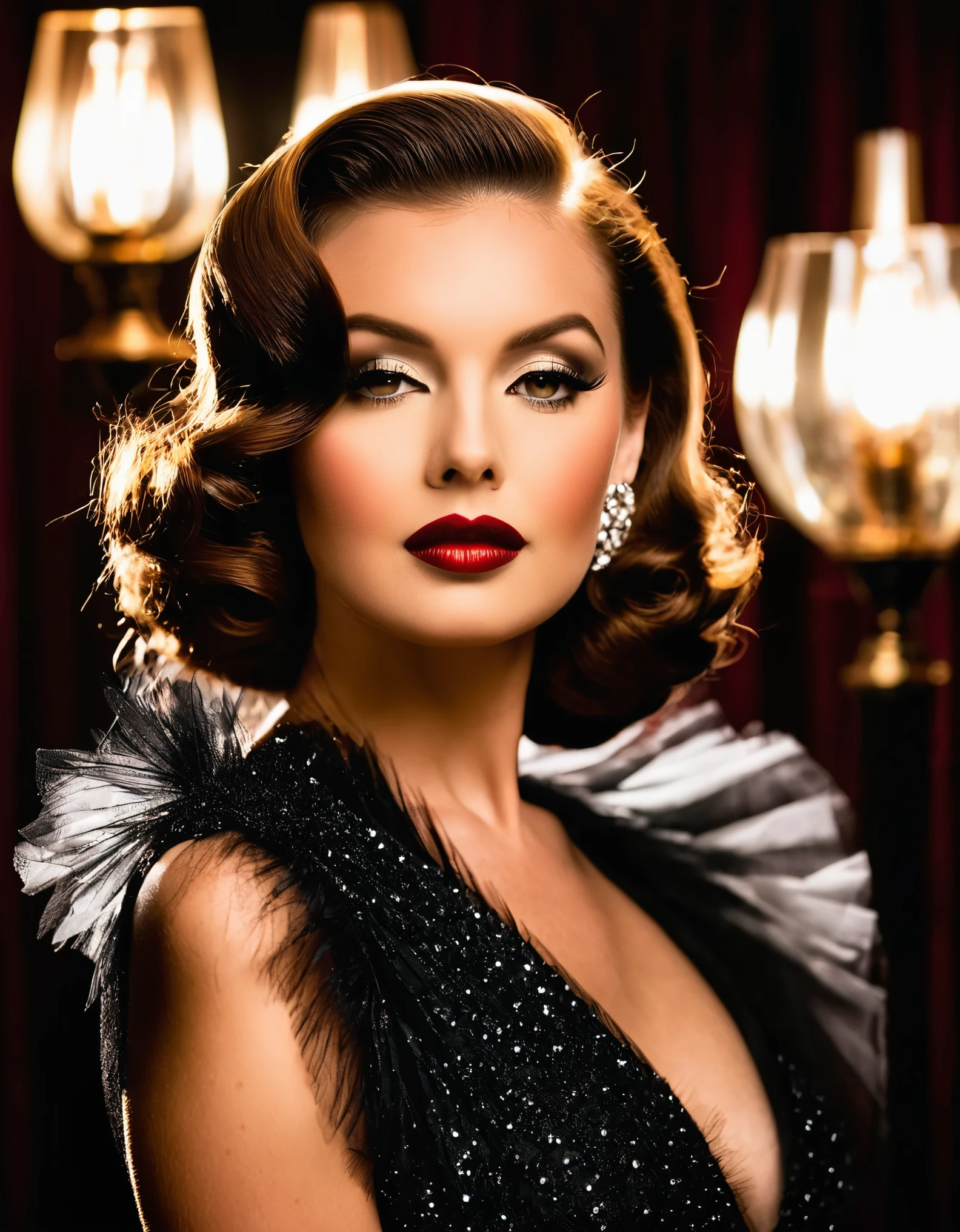 Embrace the allure of old Hollywood glamour with a shoot inspired by classic film noir, featuring dramatic lighting, smoky eyes, and glamorous attire that exudes confidence and sophistication.