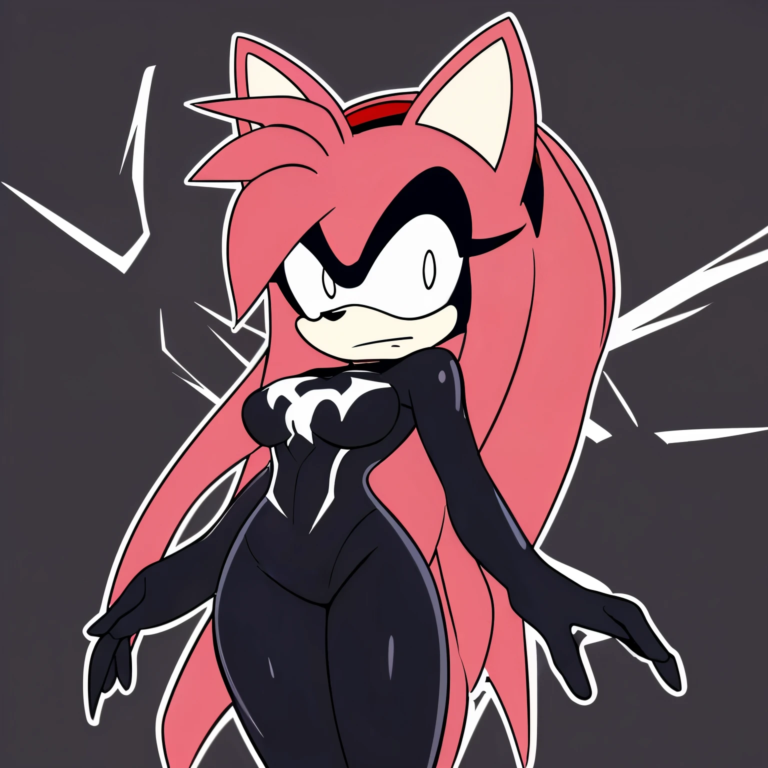 (masterpiece, best quality:1.2), Vortex female hellhound, wolf, furry, helluva boss, hypnotized with completely spyral glowing purple eyes with no irises or pupils, latex uniform clothes, fight action pose, angry growling, full body image