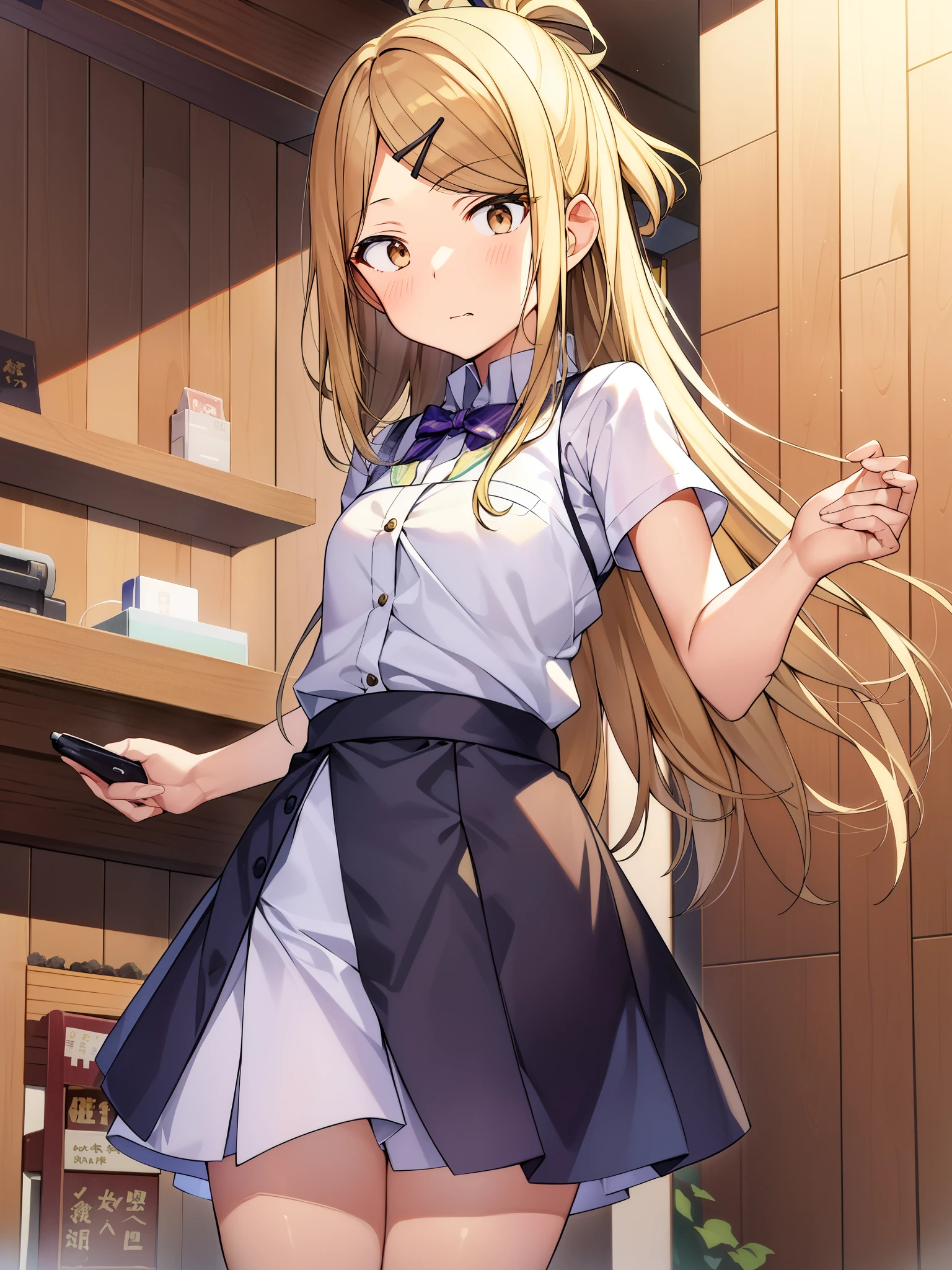 だbutしかし、Saya Endo、light brown long hair。

Because it is one length、前髪but落ちてこないように2本のヘアピンで留めている。

Four white eyes and double teeth。

Body type is slender。Although I have small breasts、すらりとした美footの持ち主。「Saya-chan is、foot･･･kana。」A childhood friend of the main character Kokonotsu Shikada.、friend。

She is the poster girl for the cafe Endo.、Endo Mame is the twin brother。


A slender girl with four white eyes...or should I say, small breasts.。

左の耳に4つピアスを開けているという設定butあるらしい(See Volume 3)but、Right ear unknown。


faintly pale(?)have romantic feelings、本人は隠しているつもりなのだbut、その態度は誰but見ても明らかで、My brother&#39;s beans found out。

シカダ駄菓子店に女性従業員but入ったことを知った際には1日中放心状態になっていたほど。

…なのだbut、何故かココノツはまったく気butついていない。


I met Hotaru by chance.、「Master Saya」there will be a relationship called。


He is the only person with common sense in this work.、It is also a valuable Tsukkomi role.。

また駄菓子に詳しくはないので聞き役に回る事も多い……but、At the same time, there are times when we are drawn by the poor lottery.。

Compared to the main characters who are complete、She is a versatile girl who can easily handle anything you ask her to do.。

It&#39;s pretty scary when you get angry。

