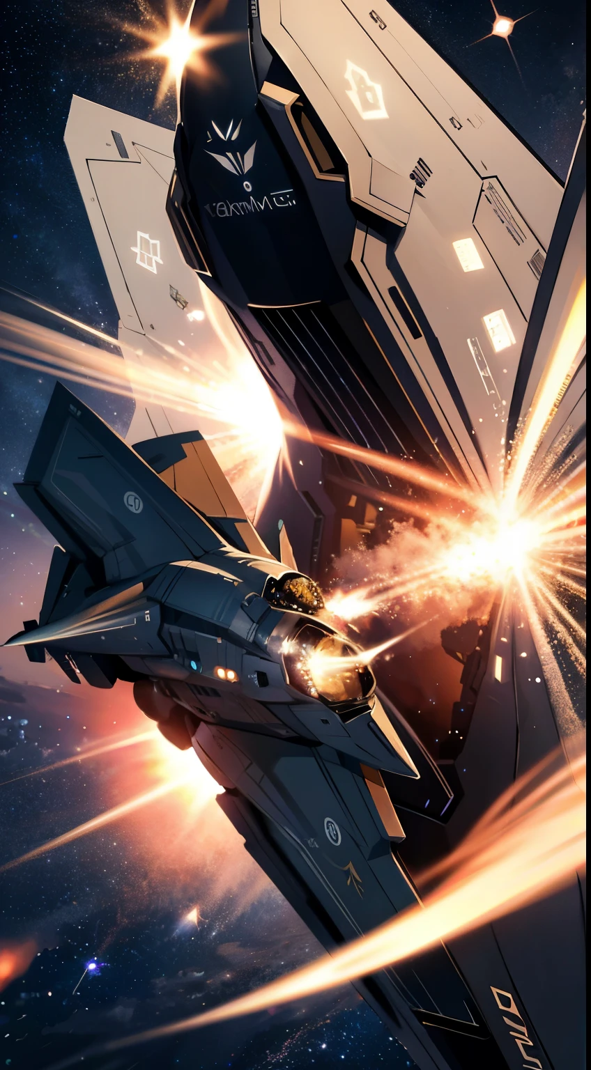 Masterpiece of Ultra-Detailed, Hyper-Real 16K CG Image: F-35B Jet Fighter against a Backdrop of Stars
Breath-taking masterpiece in 16K resolution and highest quality, showcasing the ultra-detailed, hyper-realistic image of a F-35B jet fighter. The intricately designed jet, with every line, shape and texture meticulously rendered, stands out boldly against the backdrop of a starry sky. Glowing orbs of light twinkle and dance in the dark expanse of the night, adding depth and dimension to the scene. With every detail captured in stunning clarity, from the ref