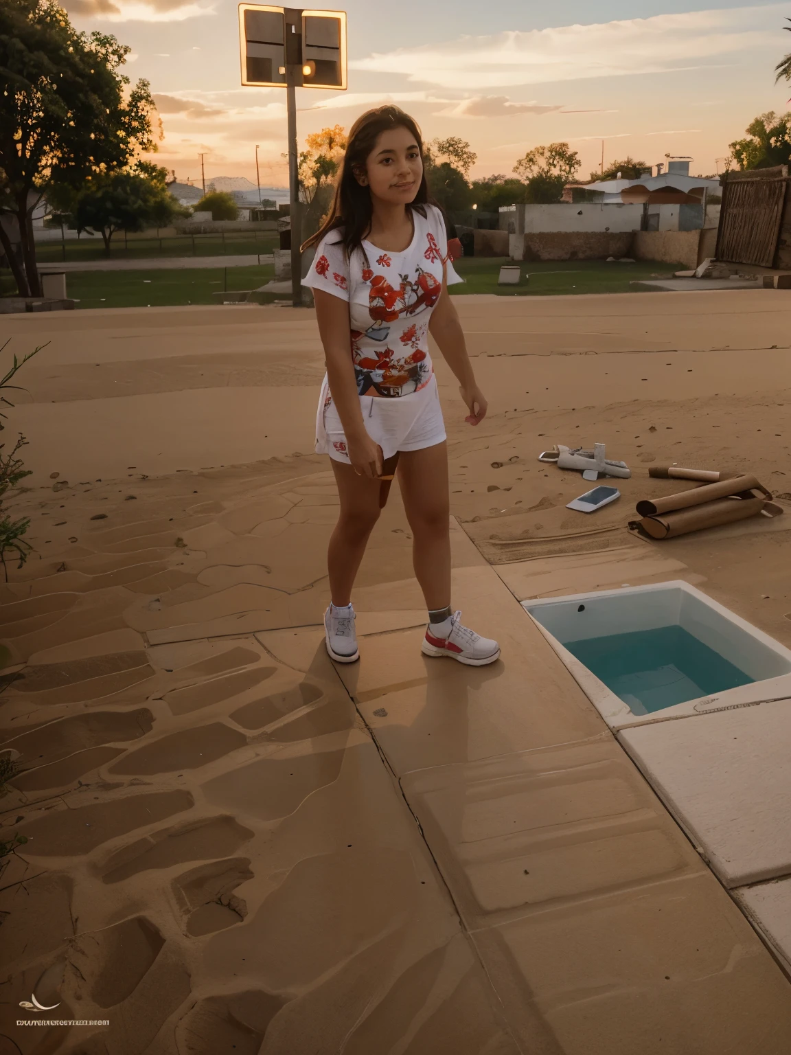La chica de la imagen desnuda