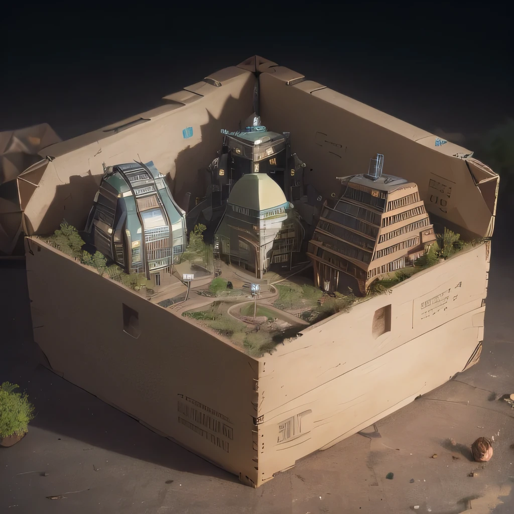 6598年Mars realistic model, (Bifurcation, original photo, best quality, masterpiece:1.4),Steampunk Cyberpunk 6820 City,(CyberpunkMars light:1.3), Mars (related to land),(in a small nature box:1.3),Isometric, small nature, landscape on foundation,landscape,