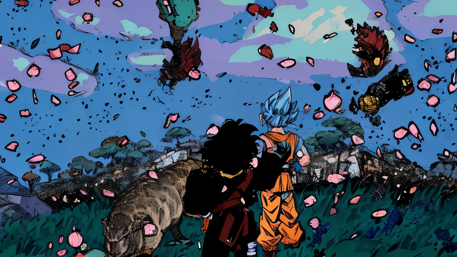 Hazla con estilo de dragon ball Z