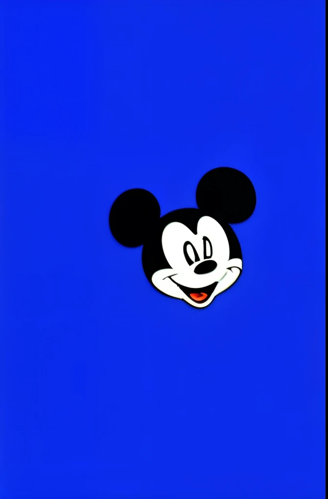 cool, modern, minimalistic mickey mouse logo, alternate colour scheme, logo
