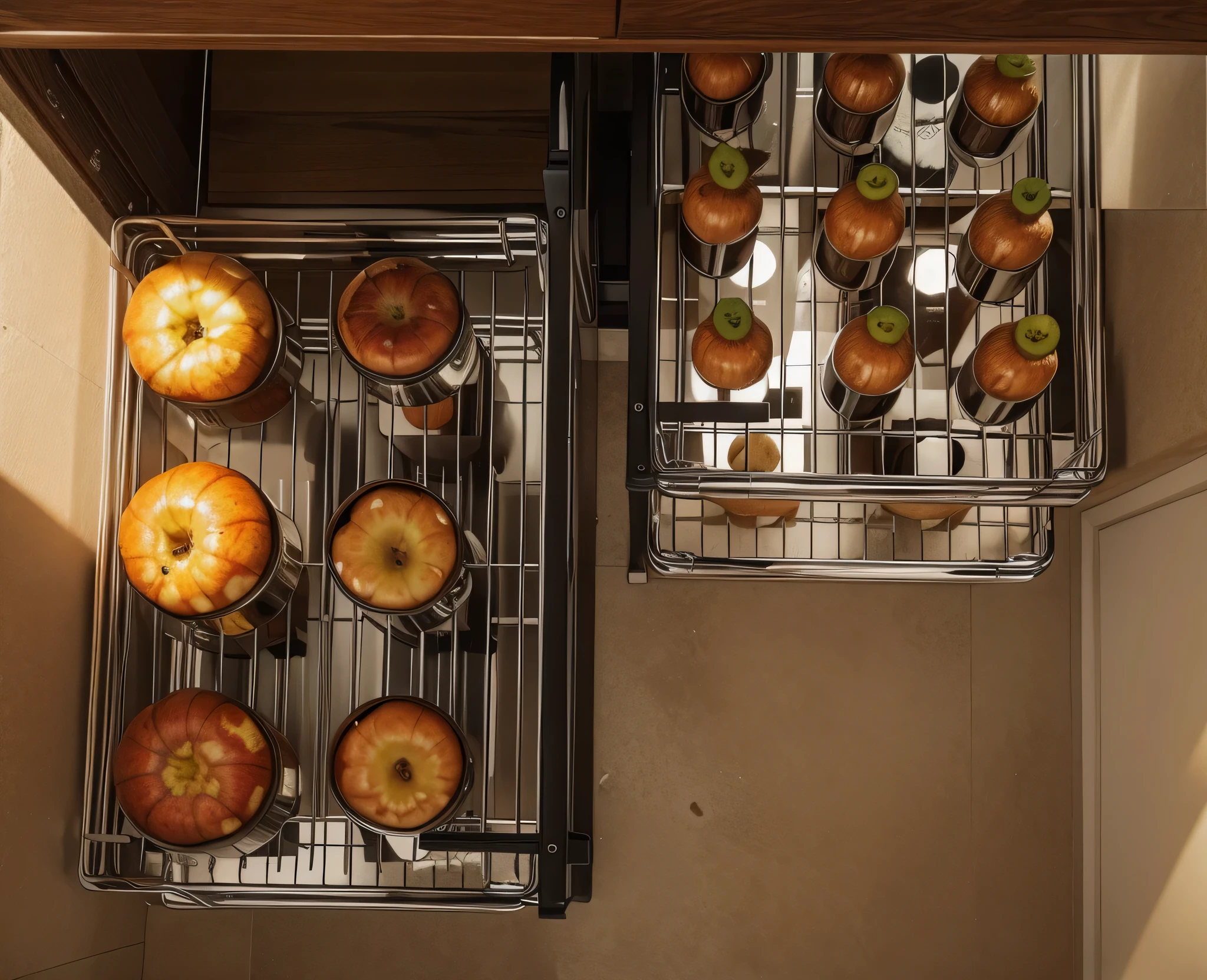 European kitchen,bright,There is a washbasin above,There is also a stove,There are windows,With curtains,There are fruits,The items inside the main body are beautiful,Rich in details,high quality,masterpiece,front,Nikon camera,E-commerce product map,