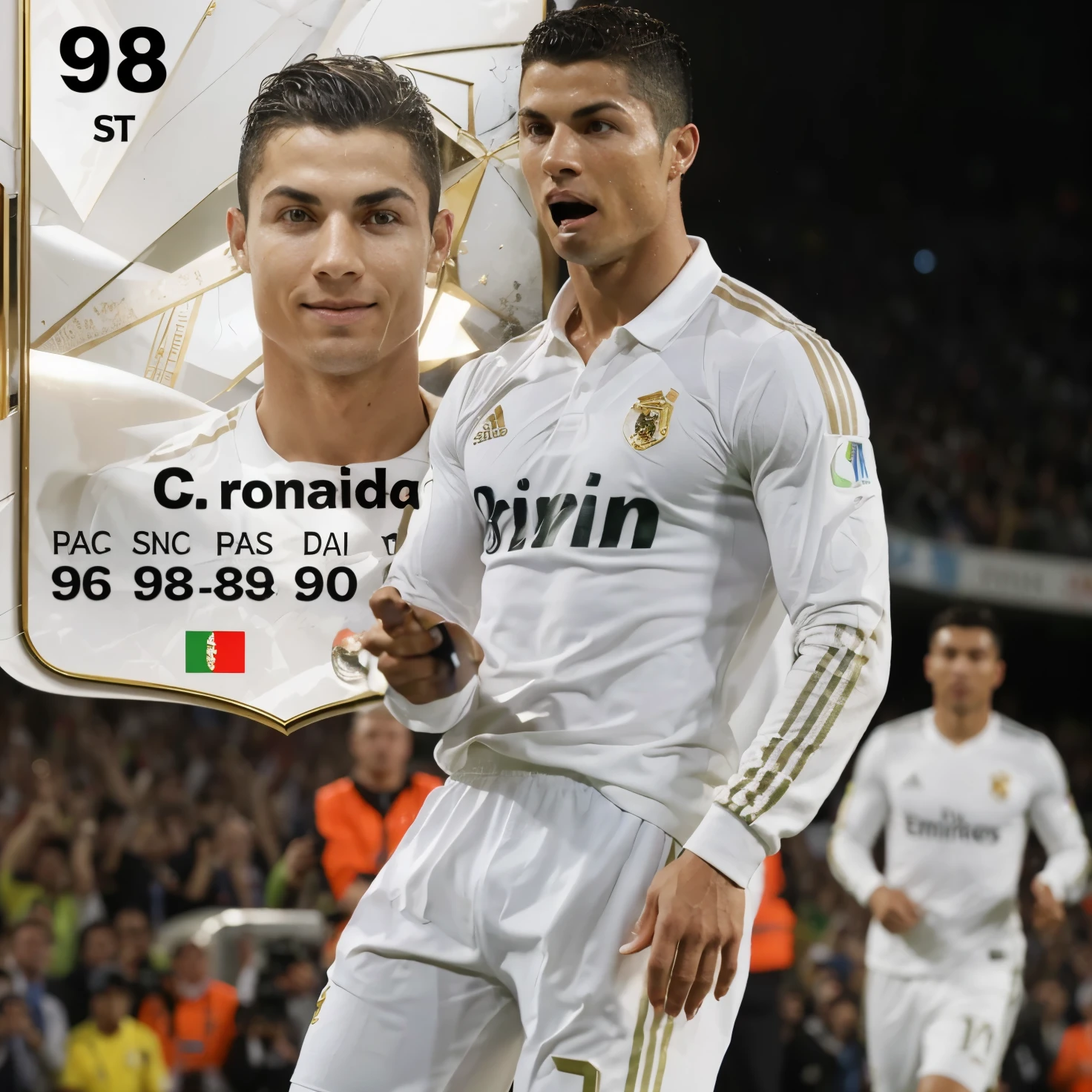 Cristiano ronaldo winning the 2026 world cup and lifting the cup