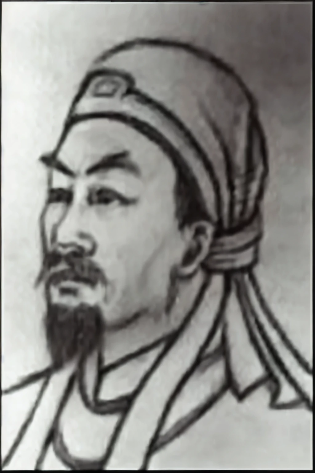 one with a beard、Drawing of man wearing hat, feng shu, xiang duan, song nan li, kuang hong, hua cheng, inspired by Yang Buzhi, bao pnan, Inspired by Cao Zhibai, Emperor Xuande, bian lian, Inspired by Hu Zaobin, Pointed chin, guangjian huang