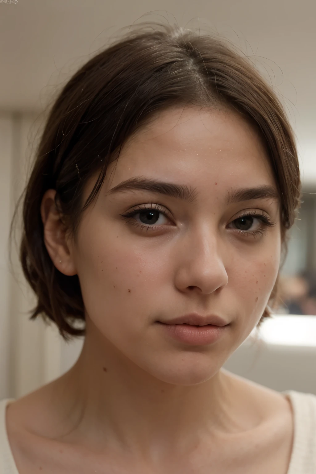 ((Mejor calidad)), ((obra maestra)), (detallado), cara perfecta 
hombre, metro 1,55, cabello rubio blanquesino, pecas en las mejillas, ojos grises, small nose and feminine features 