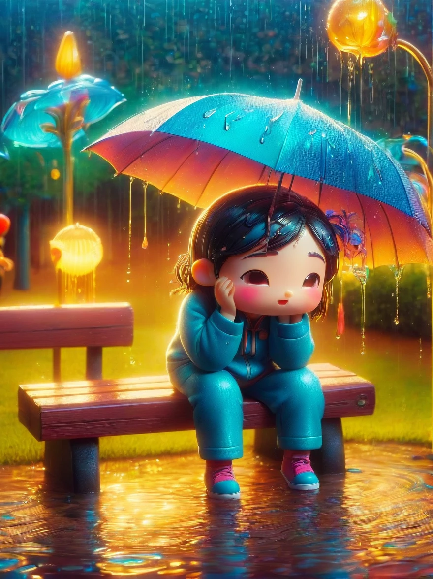 masterpiece，，stills，1girl，floating into the sky，close up，gloomily，((gloomy，cry，sob，tearful，shed tears:1.8))，gloomy的光线和温暖，Sun sets，（spark of light：0.7），卡通close up红发女人，creepy clown girl，Harley Quinn，goth clown girl，whole body concept，Necromancer，，chuck style，Smart style，dark screen tone