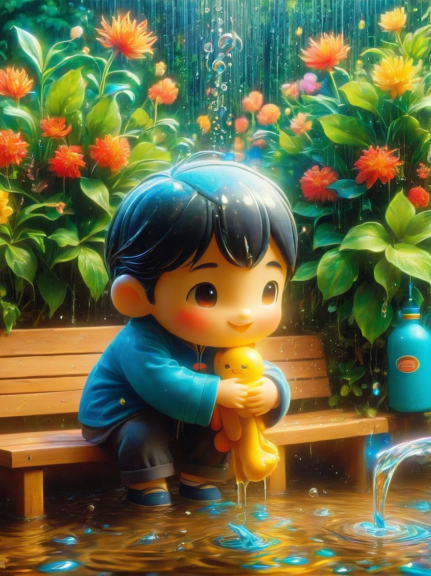masterpiece，，stills，1girl，floating into the sky，close up，gloomily，((gloomy，cry，sob，tearful，shed tears:1.8))，gloomy的光线和温暖，Sun sets，（spark of light：0.7），卡通close up红发女人，creepy clown girl，Harley Quinn，goth clown girl，whole body concept，Necromancer，，chuck style，Smart style，dark screen tone