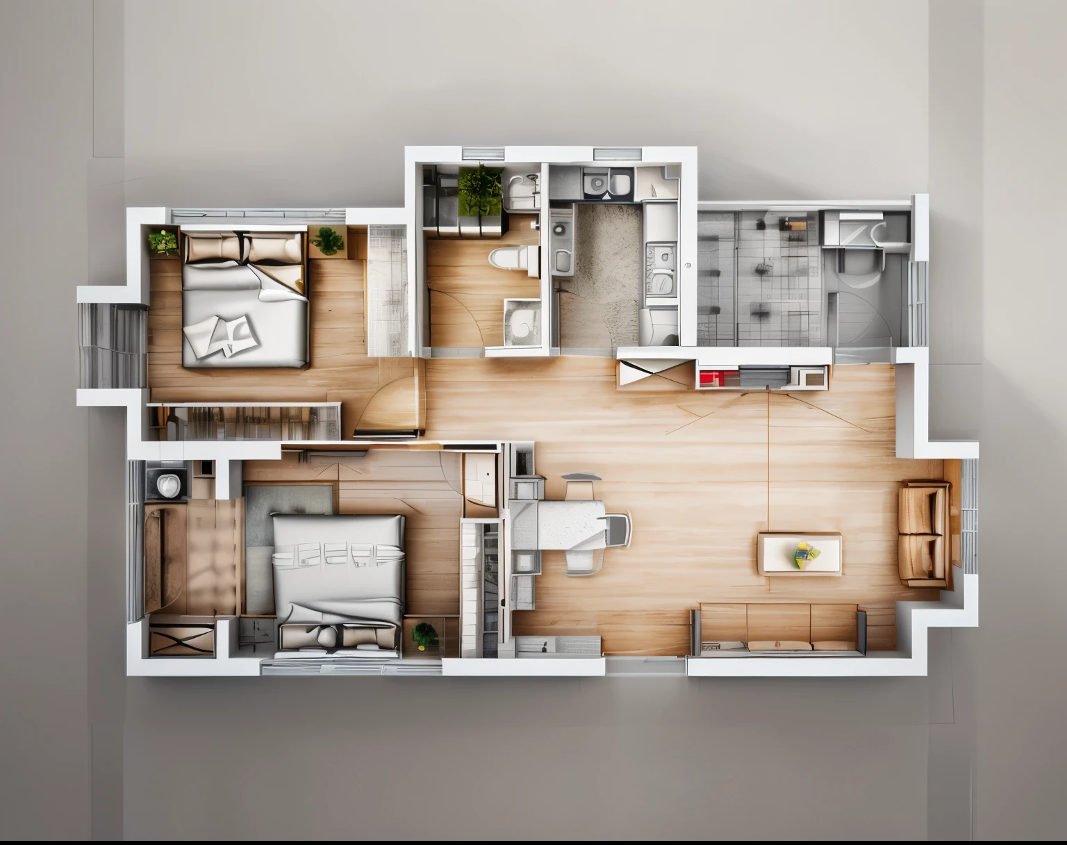 a drawing of a plan of a small apartment with a kitchen and living room, apartment design, architectural plan, floor plan, plan drawing, layout, flat 2 d, fancy apartment, house interior, architectural plans, single floor, architectural planning, building plans, 2 d autocad, black and white scheme, autocad, residential design, apartment set in the near future