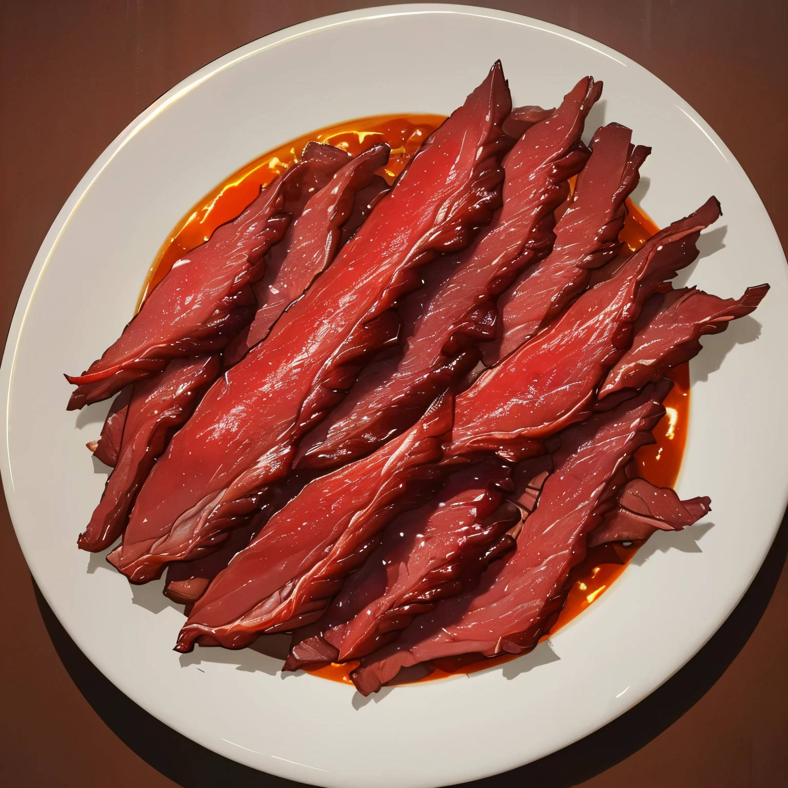 Picture of fried sun-dried beef