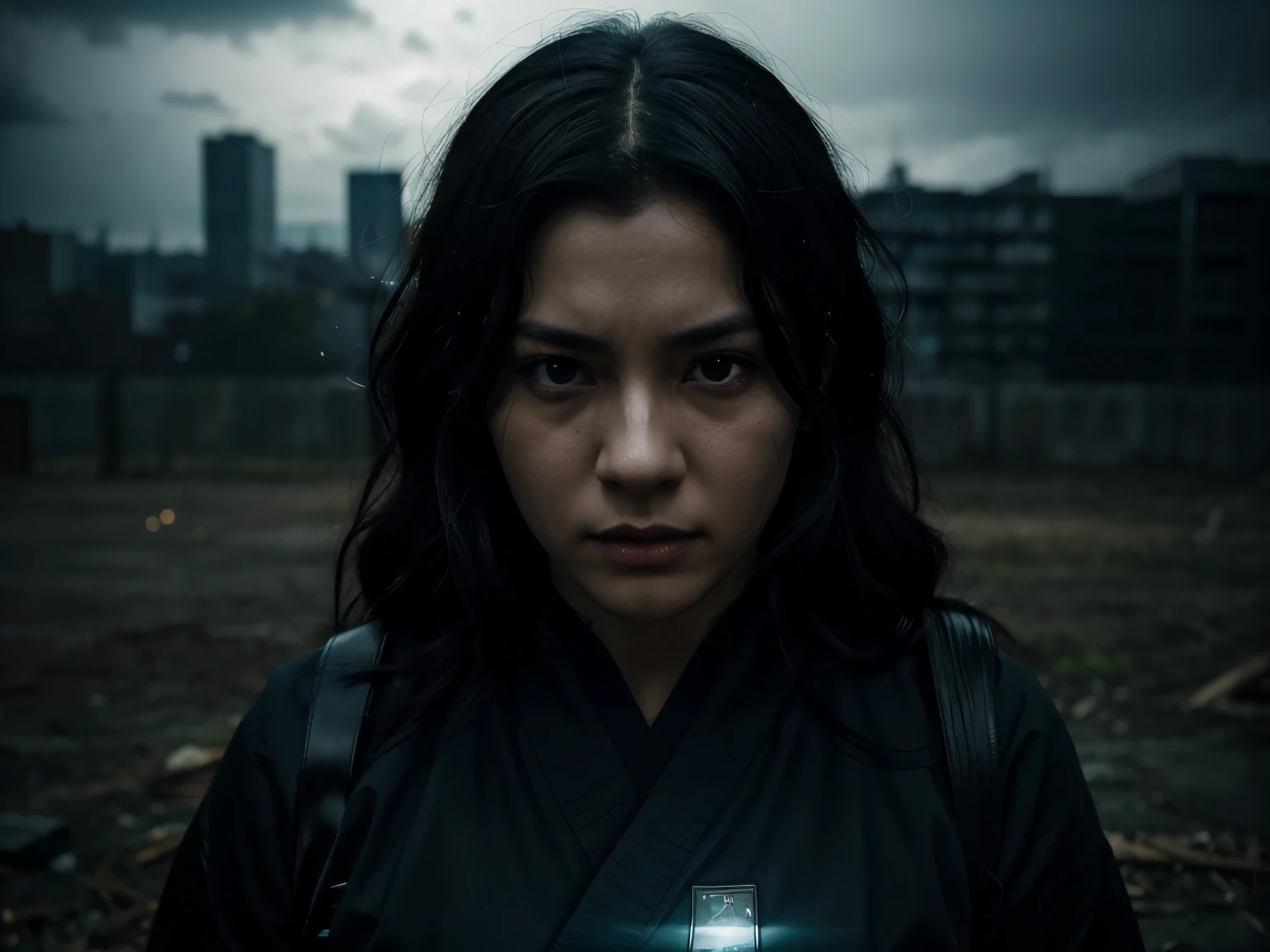 (best quality,anime:1.1),(high best quality)Jujutsu Kaisen,Gojo Satoru,Kugisaki Nobara,detailed eyes,detailed lips,extremely detailed eyes and face,long eyelashes,uniforms,waves of black hair,confident expression,imposing posture,severe lighting,colored curses,spellbinding techniques,action-packed battle,urban backdrop,shimmering energy,haunting atmosphere,ominous vibe,vibrant colors,masterful shading,high contrast,bold strokes,fantastical world,tension-filled,Intense,dynamic compositions,visually stunning,action-intense scenes