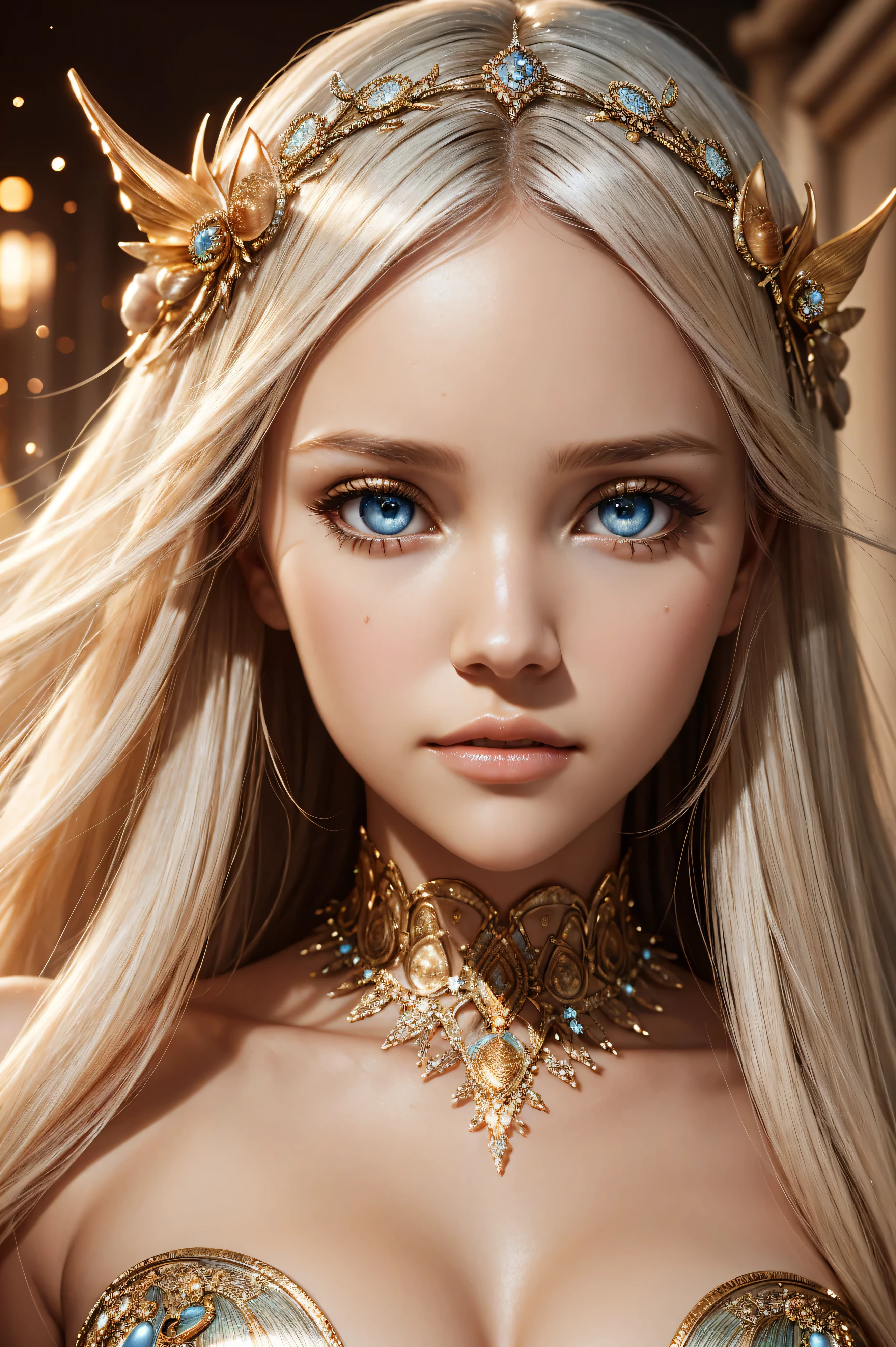 portrait Christina Aguilera, wearing sexy bee outfit, in the hive, 6 0 3 0 s, curly hair, intricate, elegant, highly detailed, digital painting, artstation, concept art, smooth, sharp focus, illustration, art by thomas kindkade, charlie bowater, artgerm, greg rutkowski, alphonse mucha and alexandra fomina, 36k, glittering, shining
