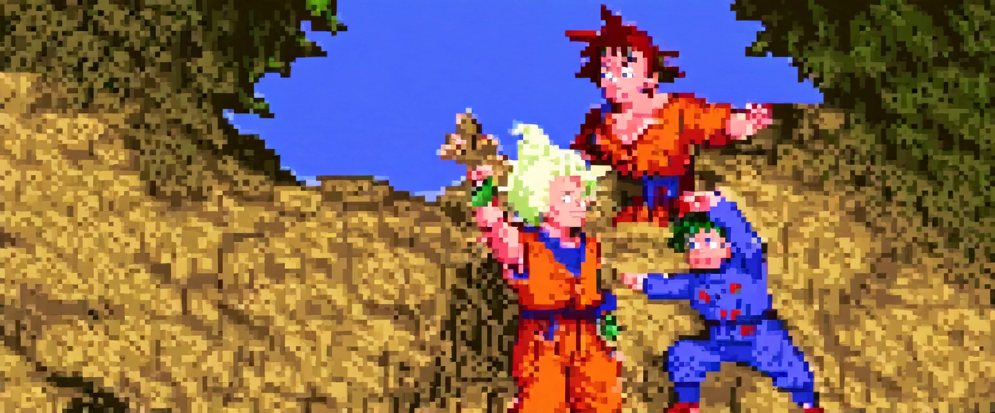 Goku besando a Yuji itadori