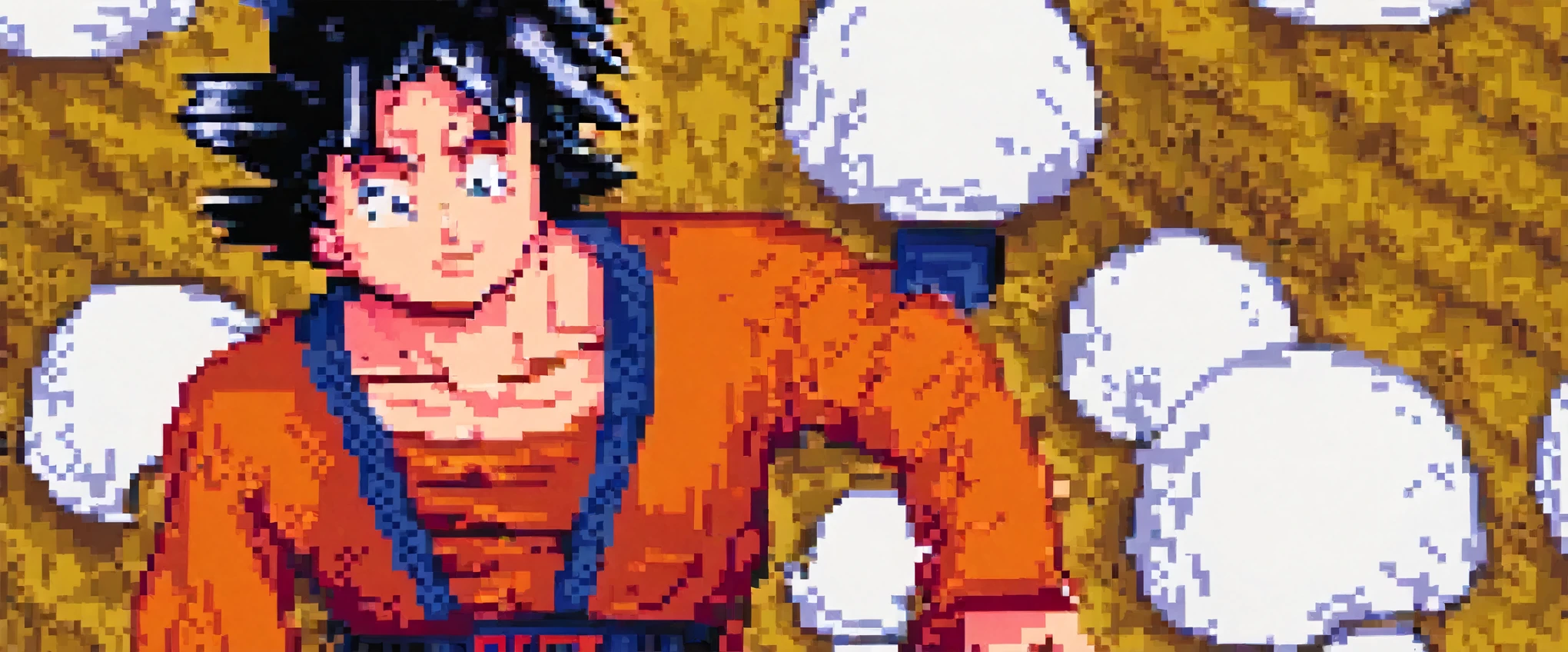 Goku besando a Yuji itadori