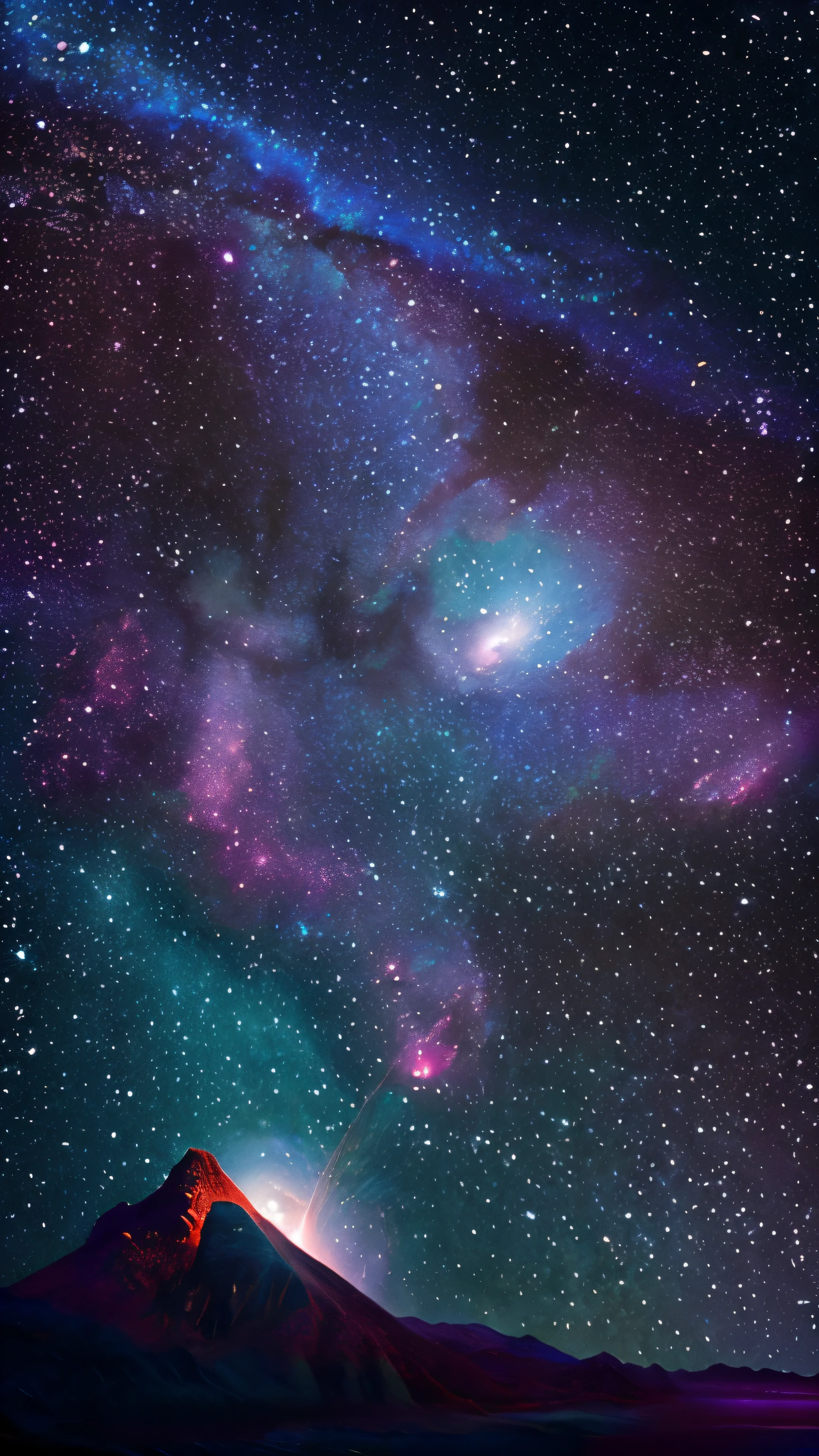 supernova starry sky planet fantasy
