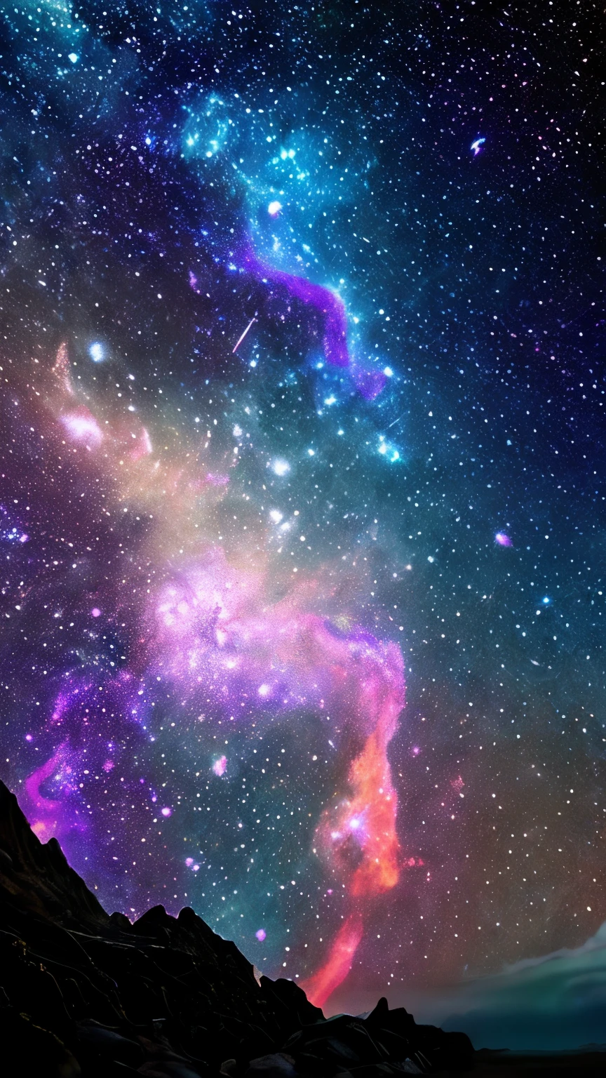 supernova starry sky planet fantasy