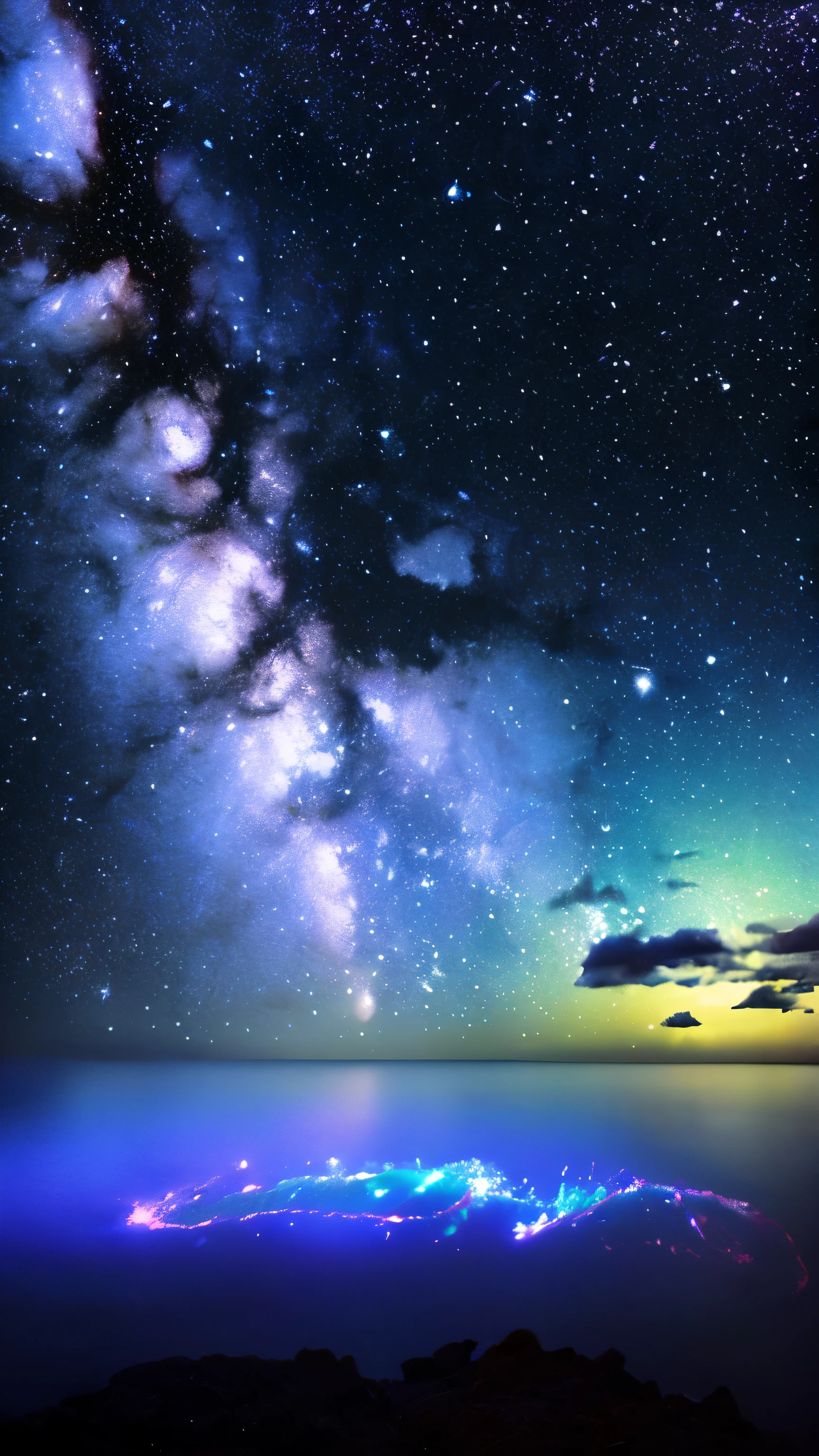 supernova starry sky planet fantasy