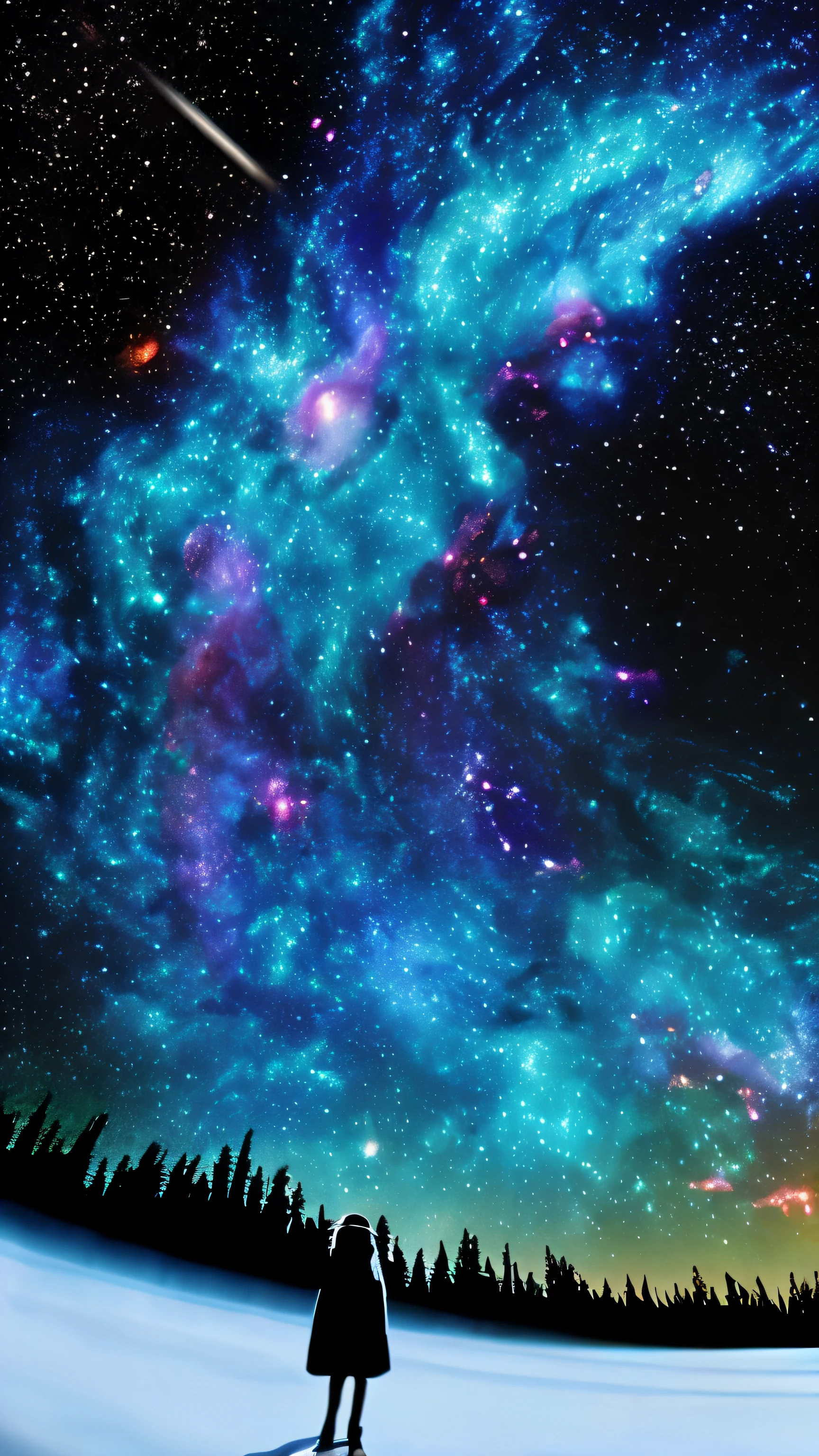 supernova starry sky planet fantasy