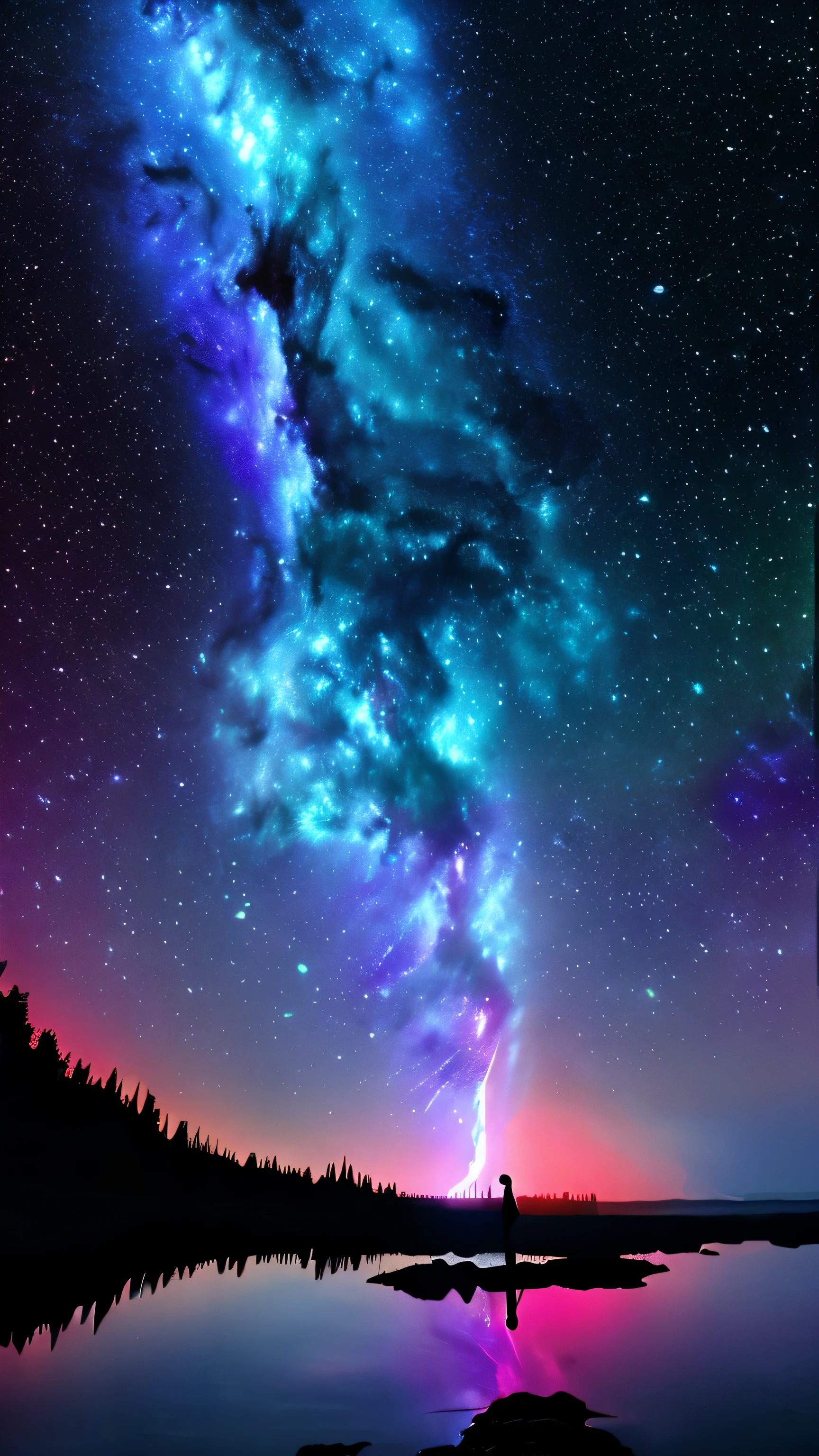 supernova　starry sky　planet　fantasy