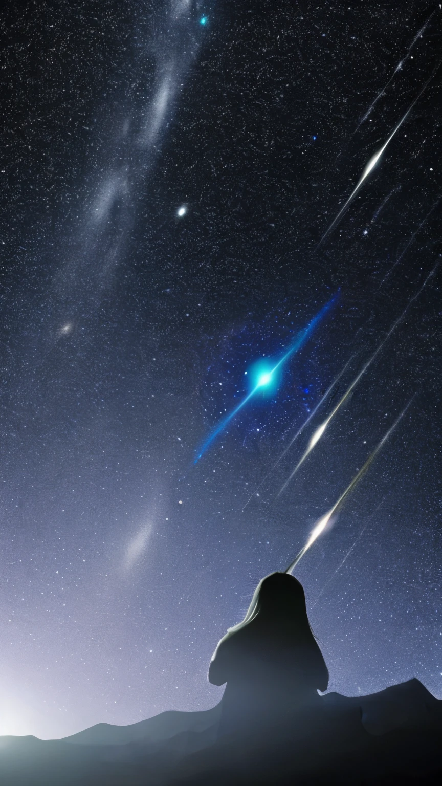 universe　shooting star　Light　ghost