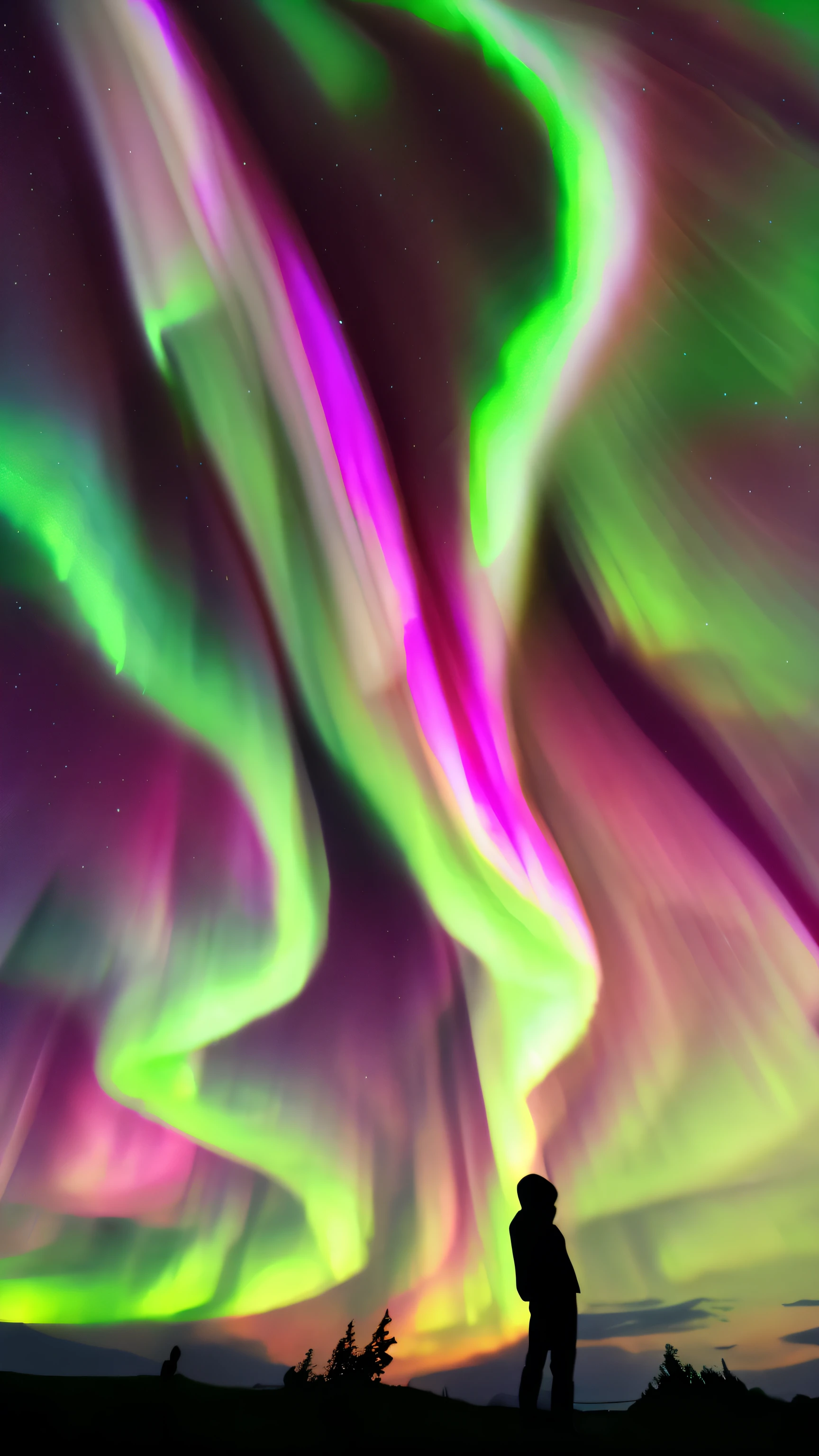 universe aurora light