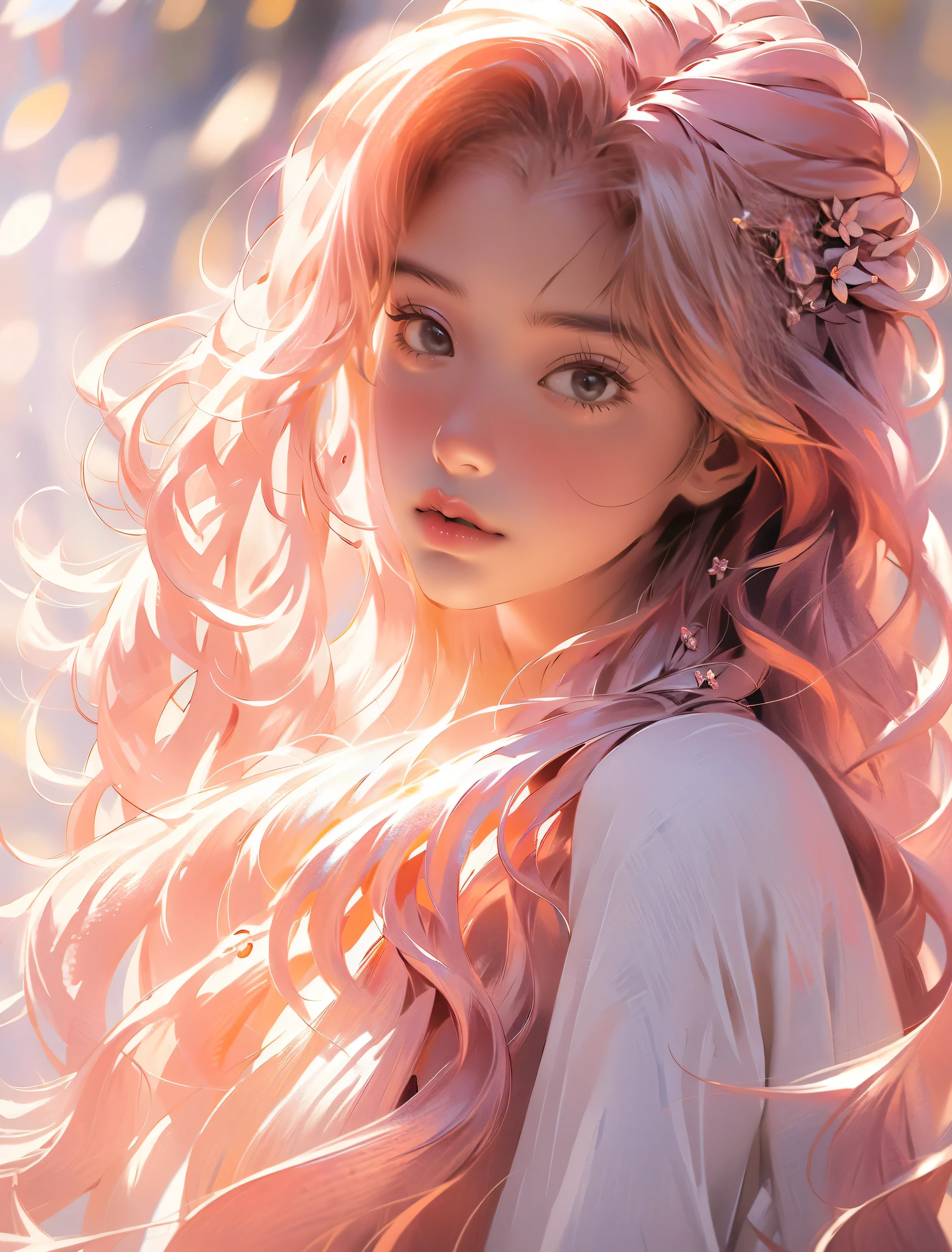 masterpiece,bestquality,1girl,solo,floatinghair,onthebeach,hair_pull, extremely detailed CG unity 8k wallpaper,masterpiece, best quality, ultra-detailed, beautiful detailed eyes:1.2,best illumination, (best shadow, an extremely delicate and beautiful, bloom),