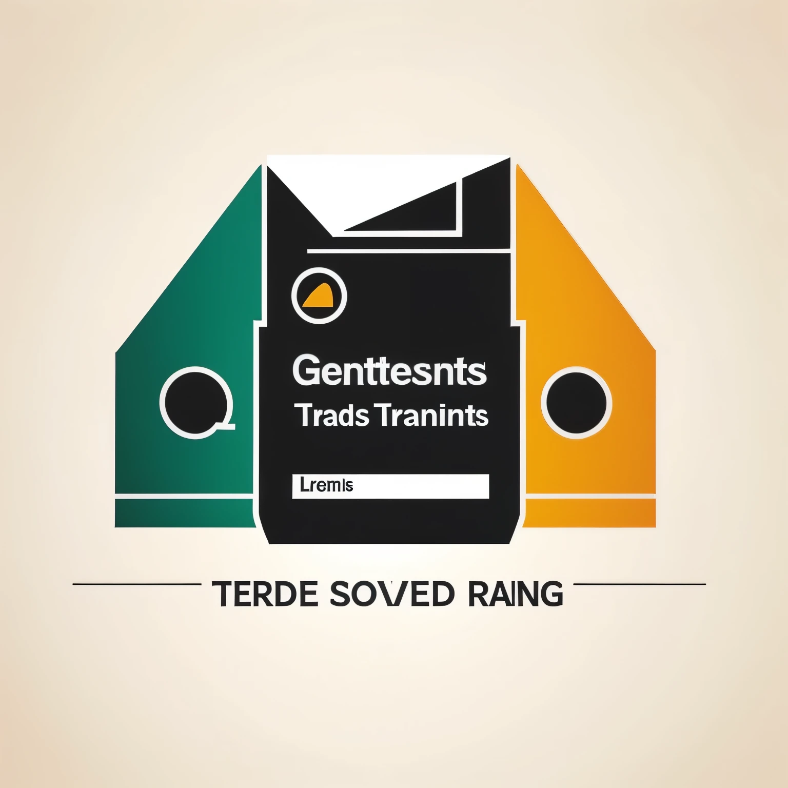 Make a logo using this Text (Trading Genius)