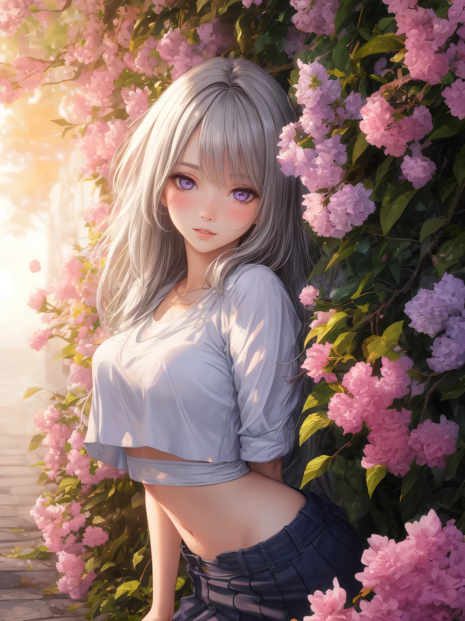 ((David Hamilton:1.37, White and vivid colors))、(Tiny Oppai- Twins:1.37)、{(Dynamic-angle)|(from side)|(from back)|(from below:1.2)}、{(((Kissing face to face)))|(Standing Full Body:1.2)|Wide Shot}、{(Floating hair:1.2)|(Strong wind)|(Ass focus)}、8K best quality、((Masterpiece:1.2、Photo-realistic:1.4)), { kodachrome | realistic | photorealistic | RAW }、((Detailed KAWAII Face、Detailed glistening ivory skin))、Extremely Detailed、Smooth shading、{Zoom Layer|clear focused}、Soft Lighting with many Follow lights、{Childish|Gigantic Cleavage:1.37}、((school uniform with white tiny panties:1.37))、{Flowers|Flower wreath|ssmile|perplexed|seductiv|Different types of hair colors}、{(Light Particles:1.2)|(Lens Flare)|(Luminescent Particles:0.6)}、{Forest Lakeside|Lakeside Cottage|Before dawn|magic hour|morning glow|foggy}、{ Whole Body proportions and all limbs are anatomically accurate | no extra limbs } .
