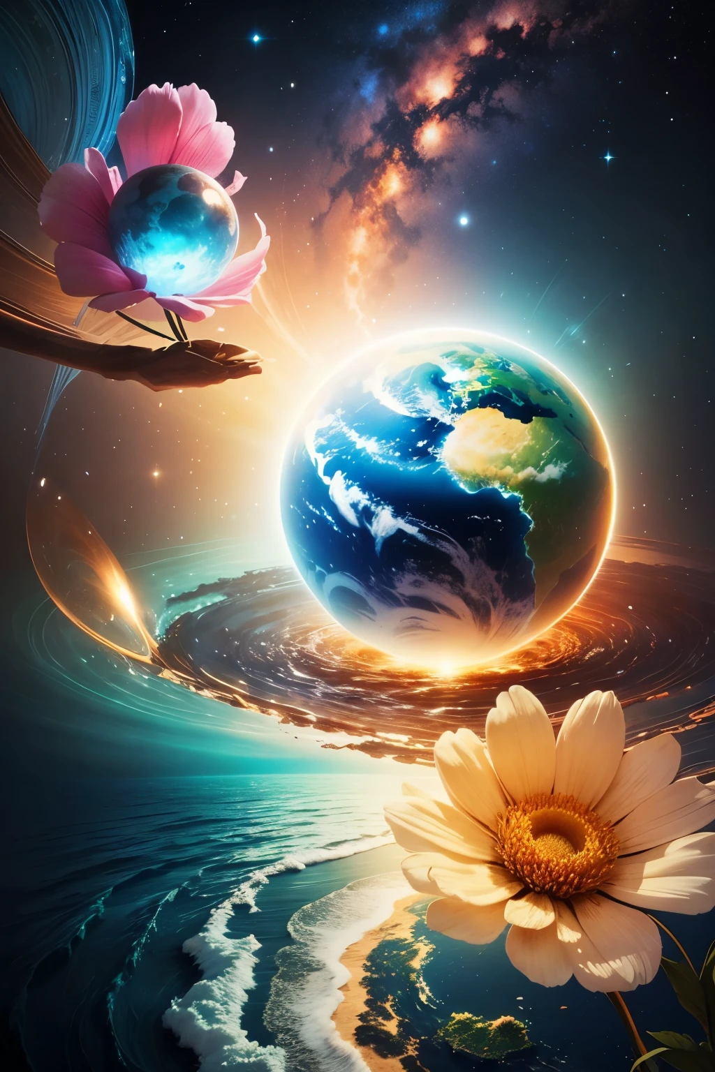 all the planets of the universe all the flowers of the sea all the beauty of this glowing earth for one to old to see.