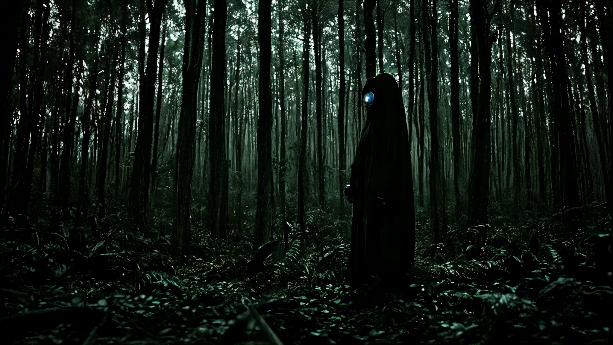 
horror, fear, scary, night, darkness, forest, japan, old woman, angry