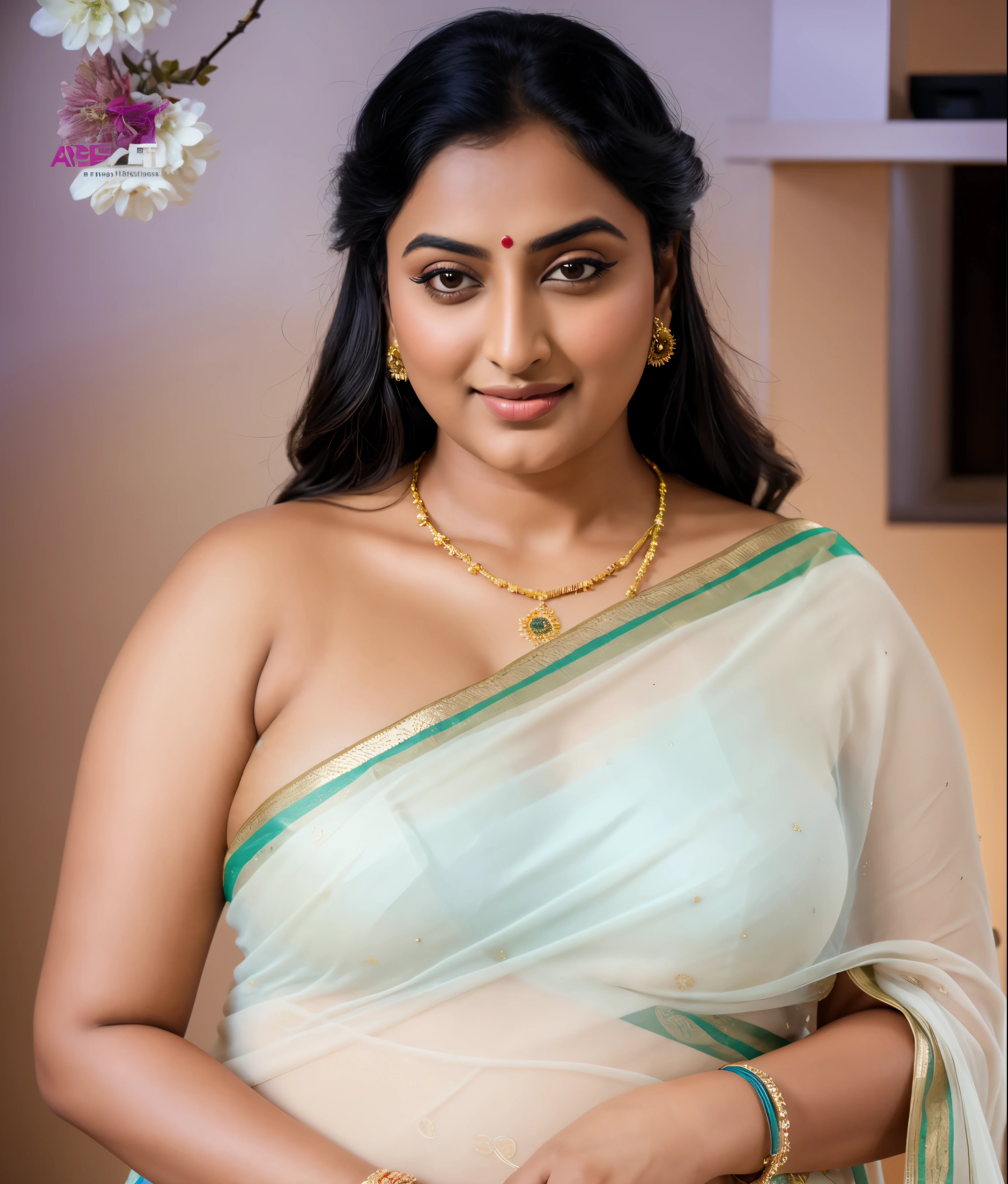 Foto RAW, photorealistic, photography, full body shot, master shot, goddess like beauty, perfect thick chubby mallu Desi aunty bhabhi, Wearing a Stanapatta, a chest-band.Saree model, model Photography, Indian saree shoot, Indian traditional wear advertising photography, traditional wear brand shoot, face of Indian actress Sonakshi Sinha, masterpiece, realistic, realism, incredible details, pleasure, photorealism, detailed skin, skin pores, high contrast, photorealistic Artstation 8k HD digital art trend of high definition and detailed realistic skin texture, ultra detail, realistic skin texture, armature, best quality, ultra high definition, (photorealistic:1.4),, high resolution, detail, raw photo, Re sharp, by Lee Jefferies Nikon D850 Film Stock Photo 4 Kodak Portra 400 Camera F1.6 Lens Rich Color Ultra Real Realistic Realistic Textures Dramatic Lighting Unreal Engine Trending at Art Station Cinestill 800,(pele altamente detalhada: 1.2), 8k UHD, DSLR, soft-lighting, alta qualidade, grain of film, Fujifilm XT3,she didn't like to wear blouse or bra, she happy to wear only saree, she hates blouse or bra,