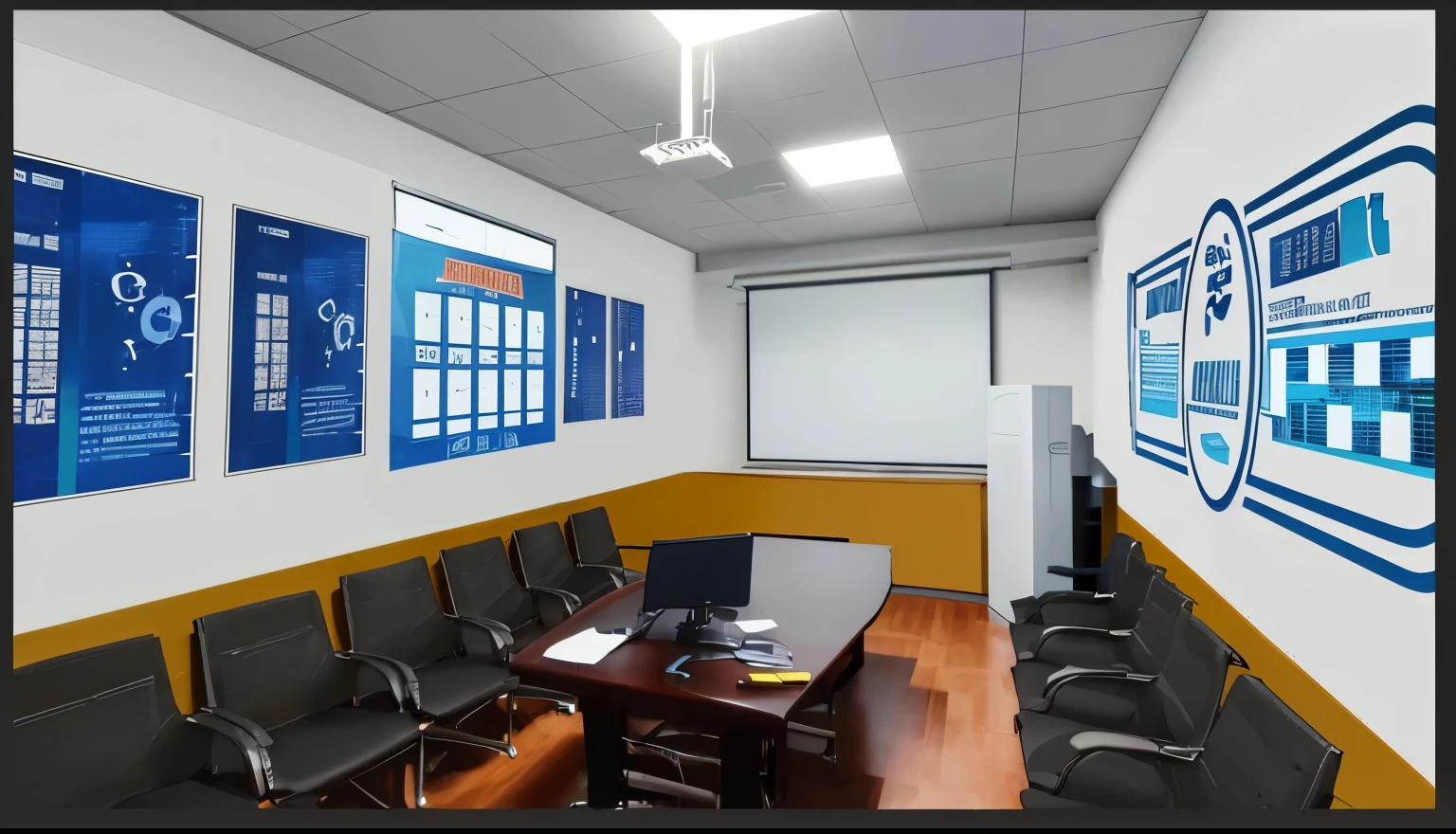 New decoration design of conference room,Simple atmosphere