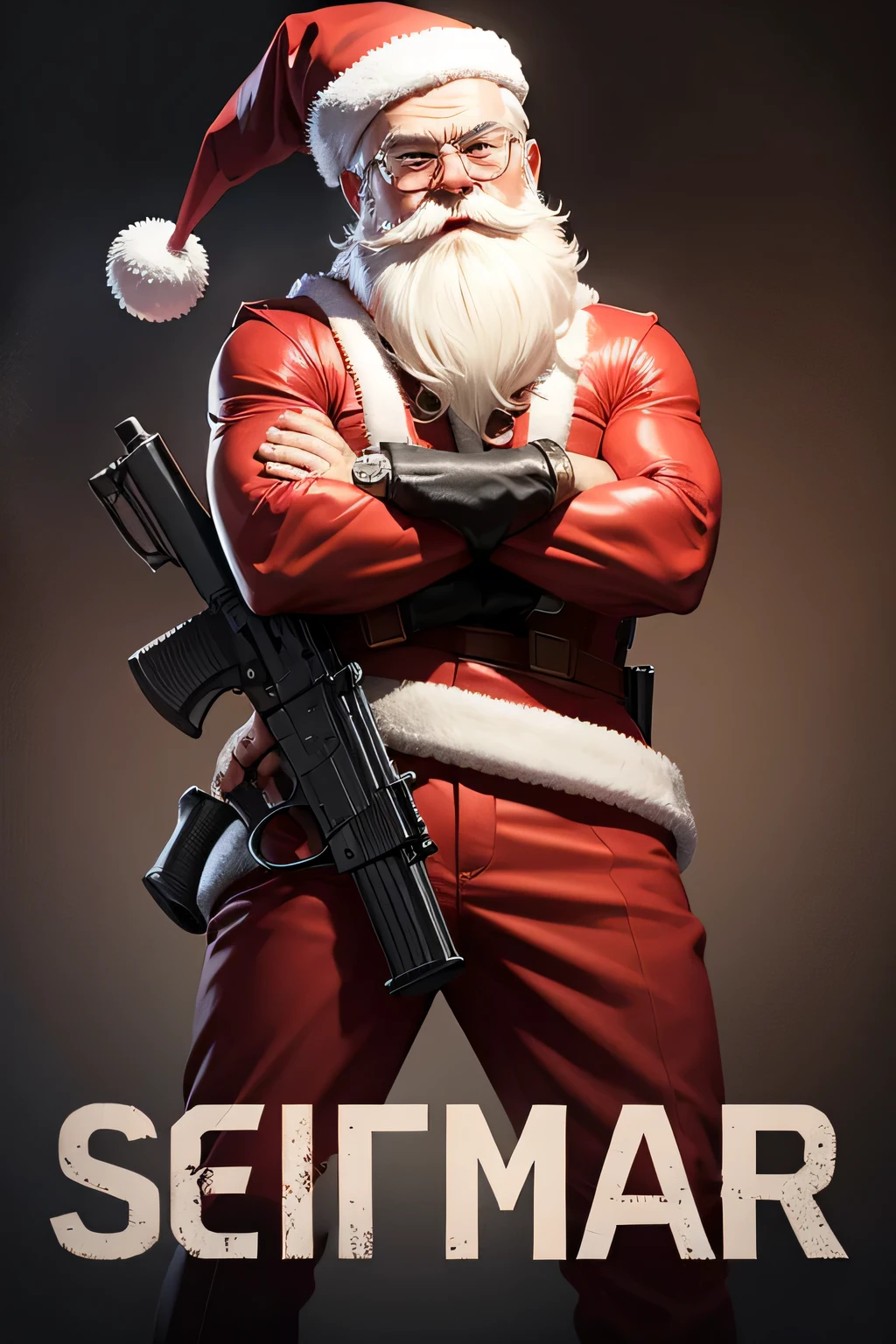 SANTA WITH GUNS