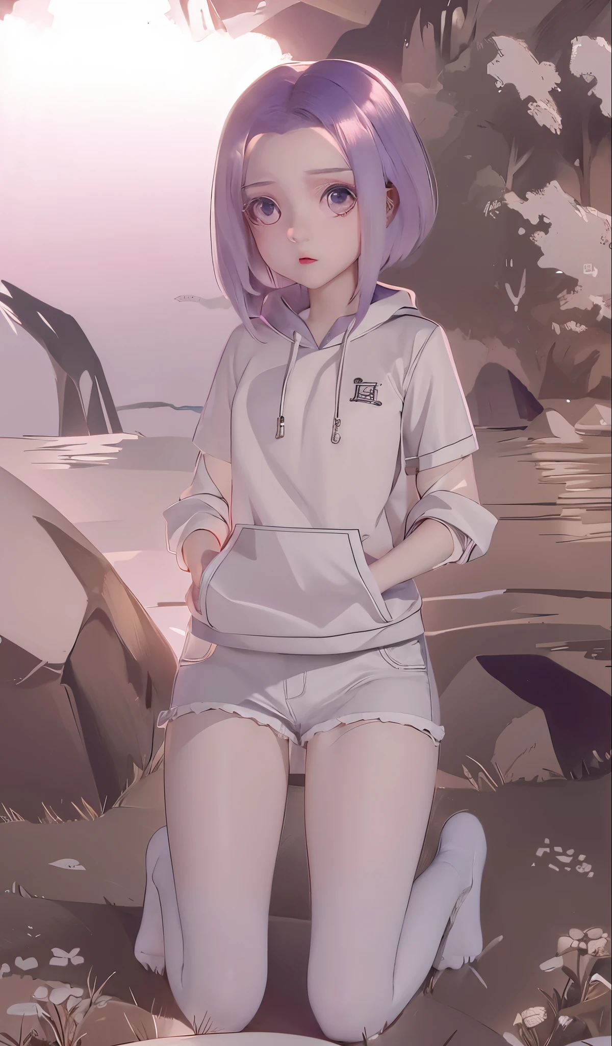 anime portrait, young anime girl, digital animation art, Stunning anime face portraits, anime style portrait, digital anime illustration, Portrait of an anime girl, anime portrait, anime illustration，Latex clothing，Latex clothing，Latex Latex Latex Latex Latex Latex，，Lilac hair pink eyes，White挑染头发，Gray-purple hair，Hip skirt, hip skirt, hip skirt, hip skirt, hip skirt, hip skirt, hip skirt, hip skirt, hip skirt，，anklet，金属anklet，金属anklet，金属anklet，金属anklet，黑色anklet，WhiteHigh heel，High heel，WhiteHigh heel，White衣服，White，White，White，White，White，A look of grievance，A look of grievance，Belly clothes are translucent，Belly clothes are translucent，Belly clothes are translucent，two legs，two legs，纯White的背景，纯White的背景，aggrieved look，aggrieved look，Almost crying expression，Almost crying expression，White，Stockings stockings，White，WhiteHigh heel，High heelHigh heelHigh heelHigh heelHigh heelHigh heelHigh heel，White，WhiteWhite，WhiteStockings stockings，WhiteWhite