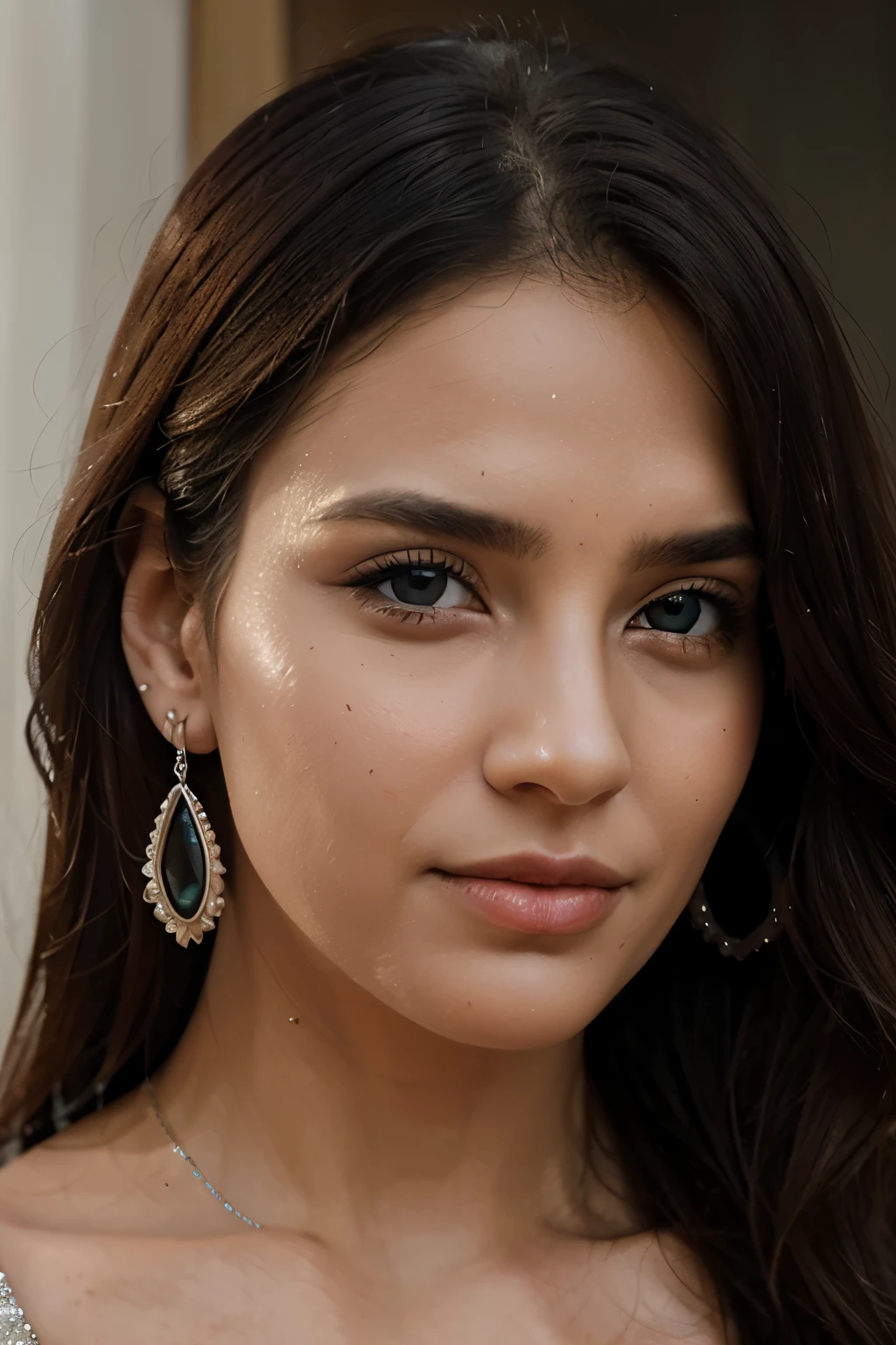 hr piercing eyes, looking straight, very happy, retrato em close, in an open-air urban neighborhood ,Luz da noite,(de corpo inteiro),,,,,,,,,,,,,,,,,,,,,,,,,,,,,,,,,,,,,,,,,,,,,,,,,,,,,,Princess in the lagoon. By Dreamer💜