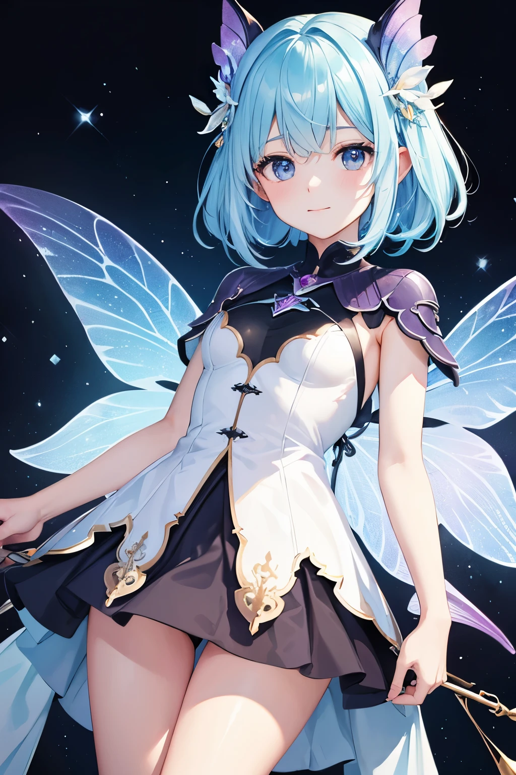 best quality, 8k, incredibly absurdres, extremely detailed, iridescent blurred fairy spirit, BREAK , background watercolor style with gear shape in iridescent vivid colors
