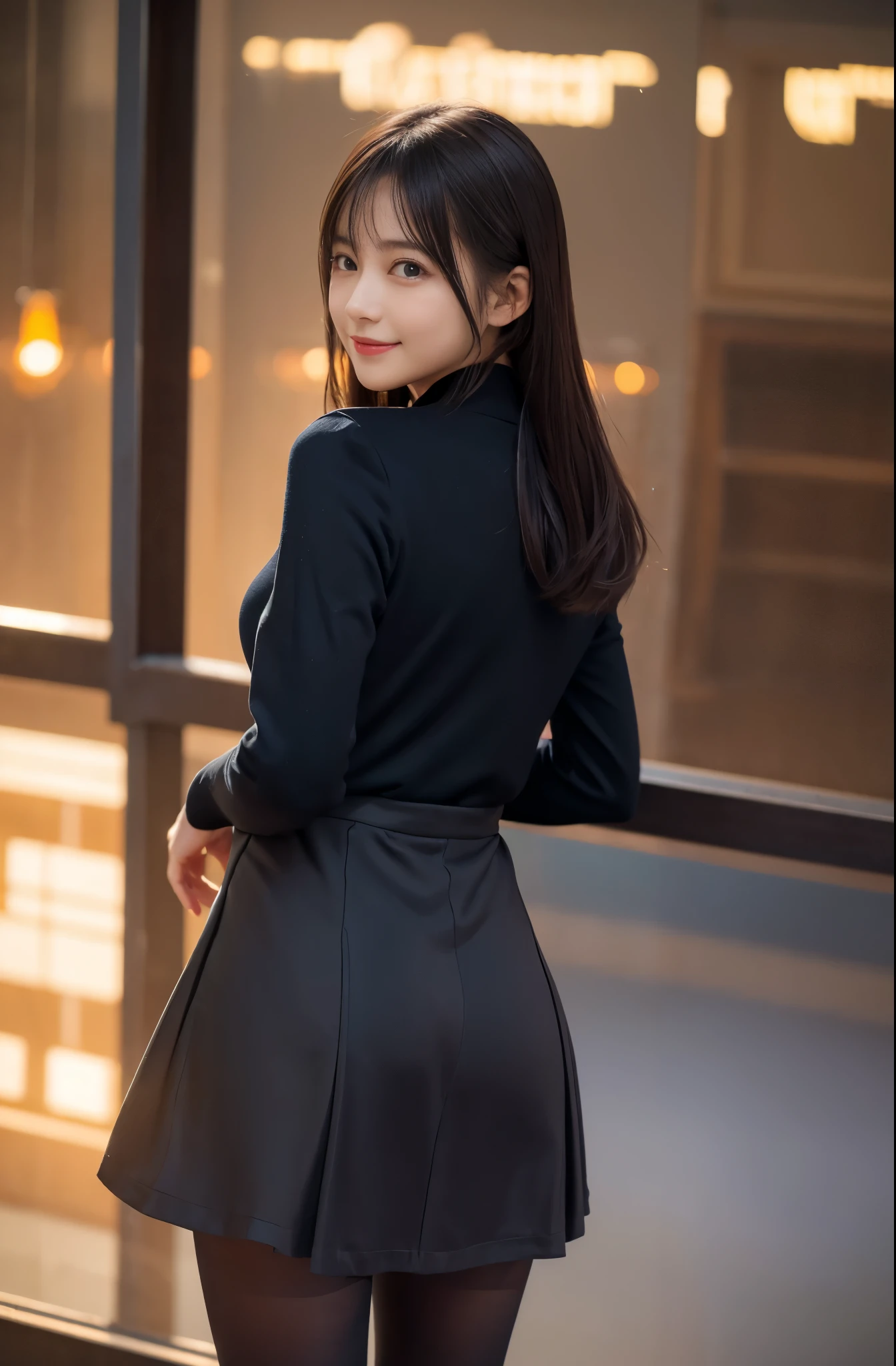 (8K, highest quality, Raw photo、masterpiece: 1.2), Super detailed, highest quality, ultra high resolution, professional lighting, photon mapping, radio city, Physically based rendering, cinematic lighting, Depth of written boundary, i concentrate,1 female,24-years-old、 (full body shot), ((OL uniform、ミニskirt、pantyhose))((suit、skirt、pantyhose))((pantyhose))(looking at the viewer:1.3) very slim, ??????????????, ((Seductive pose ???????????? on bed, look up frivolously)) ((raise your legs)) ((hug your legs))((return)), ((???????????))(buckshot), cute, white skin、looking at the viewer, light smile,alone, enchanting smile, wide opening, professional lighting, Sony α7R4, Zecy 50mm F1.8, ??????????????,thin and beautiful eyes,