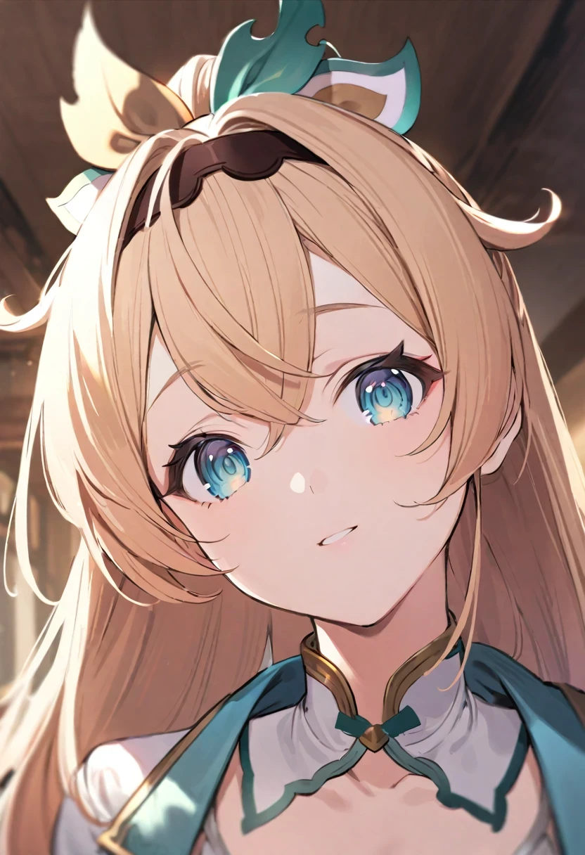 Kazama Iroha/(Holo live/), vivid, Delicate skin, high detail, 8K,top quality、8K))One Miss　long hair anime girl、extremely cute anime girl face、night nucleus、From the front line of girls、Portrait of a cute anime girl、Turquoise fantasy style, Turquoise fantasy style, Turquoise fantasy style, whole body, from below,ceiling,looking at the audience, head_tilt, small, girl,Miss,woman, Mature,30 years old, 很長的head髮, flip hair,