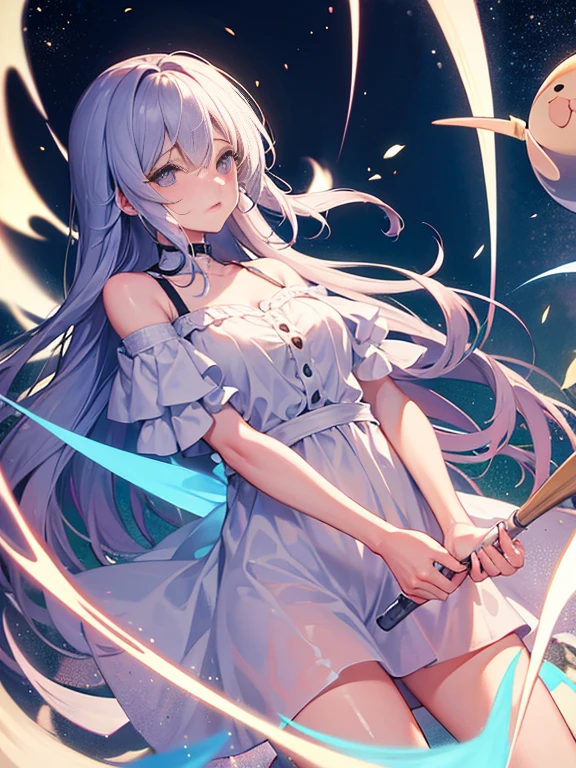 A cute woman (age 30) is mad, she is sobbing, cartoonishly over exaggerated sobbing, puffy cheeks, puffy eyes, tears shooting out like little streams of water, heavy tears hang from her chin, dressed in a sheer night gown, holding her teddy bear