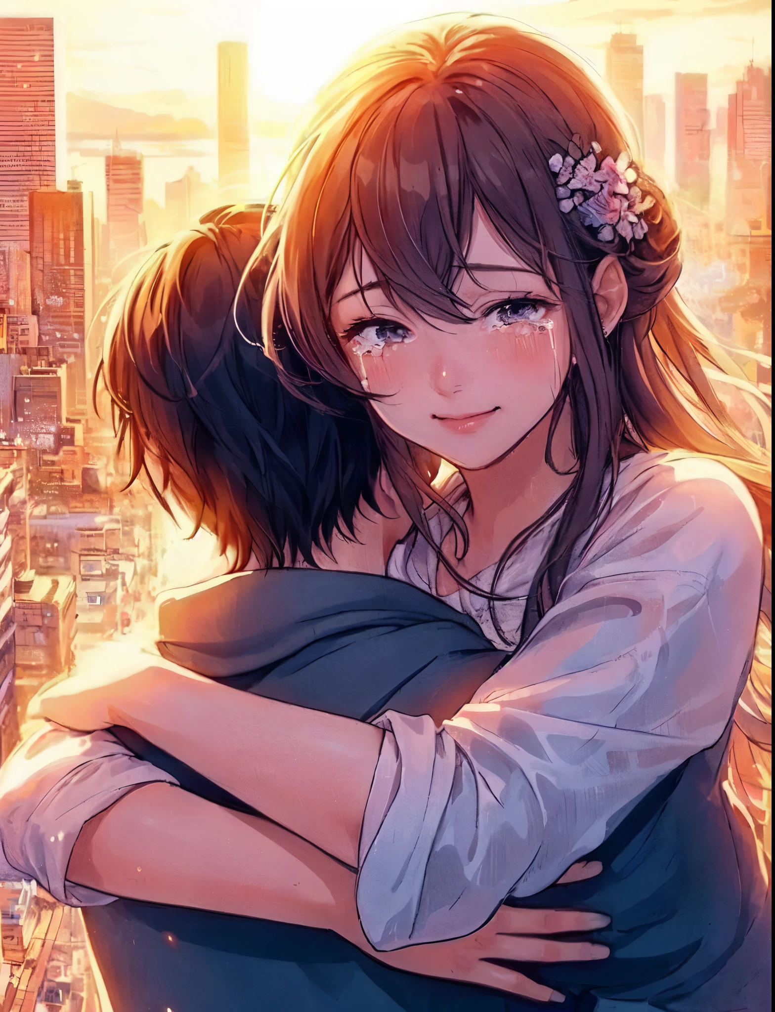 Father and daughter