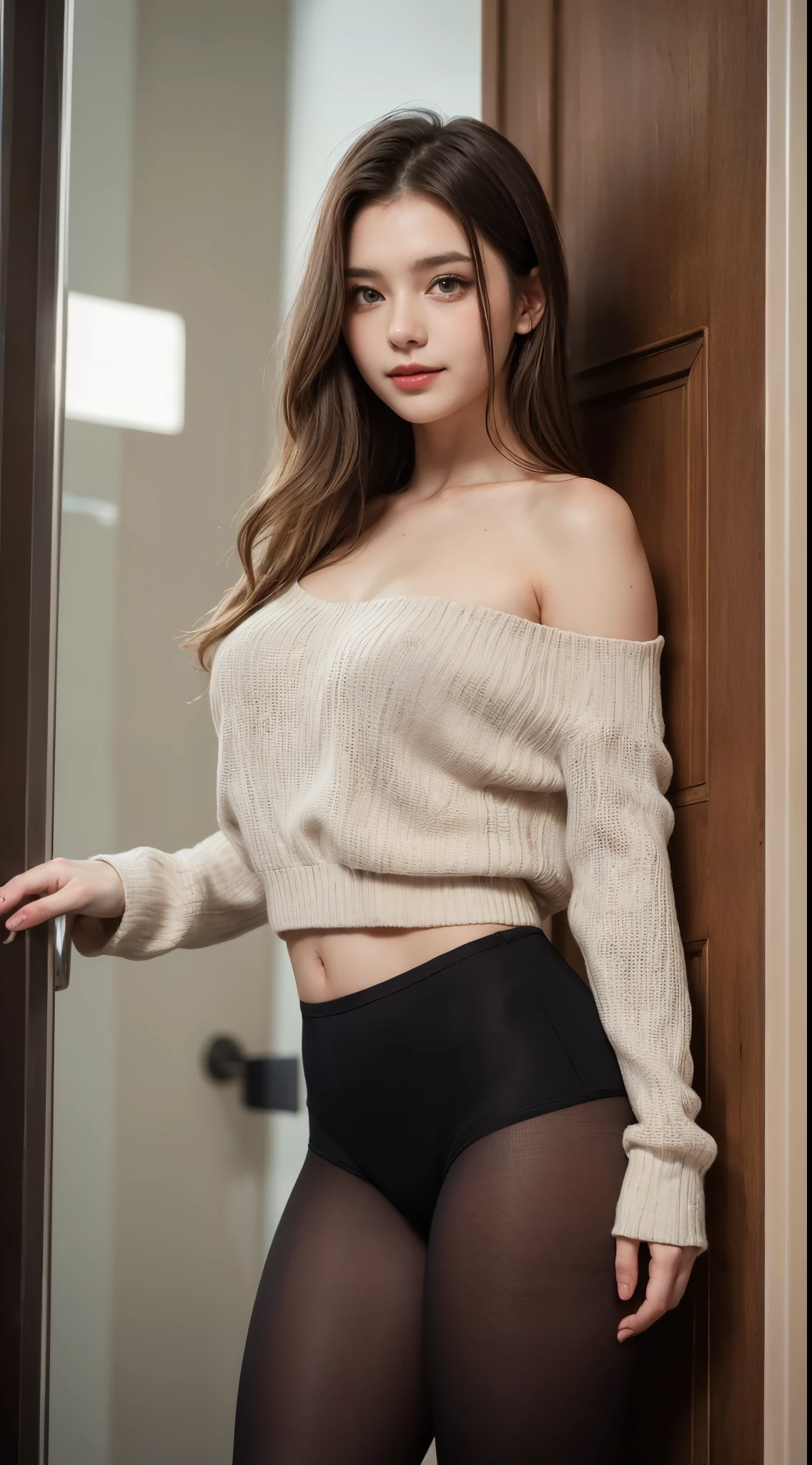 (8k,RAW photos,best qualtiy,tmasterpiece:1.2),hyper-detailing,Hyper-Resolution,(realisticlying,photograph of-realistic:1.37),sportrait,highdetailRAWcolorphoto,profesional photo,very detailed and beautiful,The is very detailed,8k wallpaper,Amazing and detailed,hugefilesize,offcial art,highly detailed CG Unity 8k wallpapers,highly detailed beautiful girl,Highly detailed face,highly detailed eye,highly detailedskin, Highly detailed fingers,Highly detailed nose,very detailed mouth,perfect anatomia,highly detailed back ground,Highly detailed clothes,1girl,(20:1.2),in her 20s,cute female child,photorealistic body,petite,White skin of the,Glowing skin,Slim body,Handsome body,brunette color hair,short detailed hair,(bluntbangs:1.2),ssmile,adolable,年轻,cute face,photorealiscic face,Elaborate Eyes,Sagging eyes,underdressing,ssee-through,耳Nipple Ring,looking at viewert, cowboy lens,facingfront,stand posture,opposition,动态照明,very Bigger breasts,cowboy lens,(nsfw:1.2)