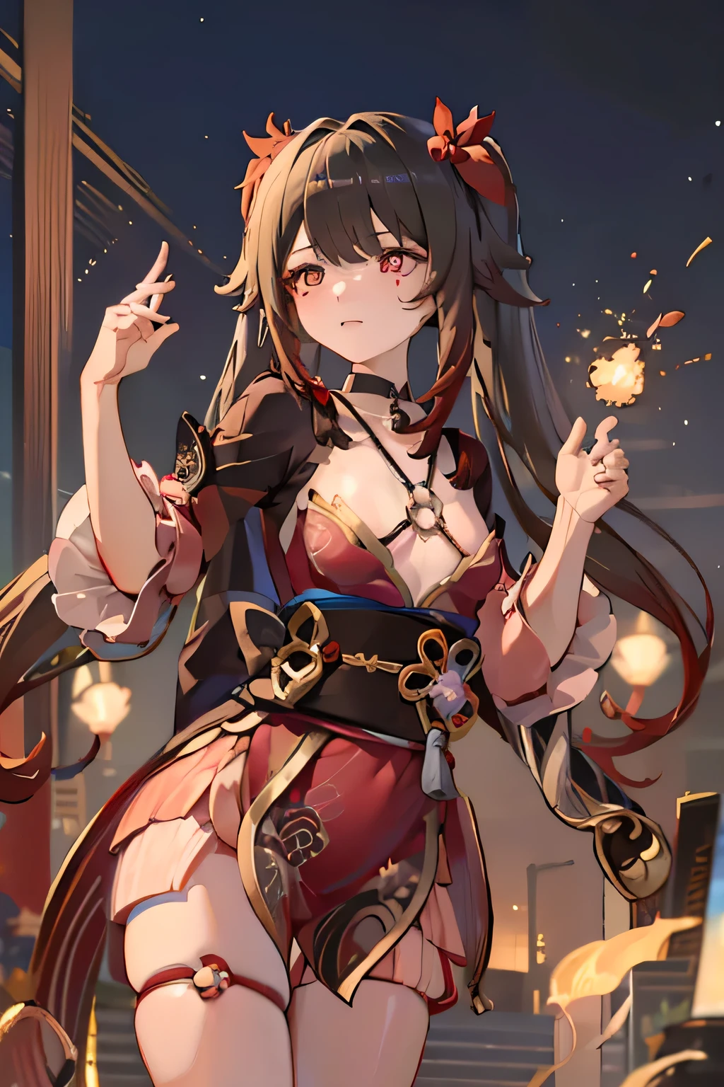 ((Photorealistic: 1.9)),(CG:1.2), Full body, 1 person, Best quality,POW, (Megumin), Small breasts, Small ass, Tense underwear, (White underwear), Beautiful detailed eyes, rolling eyes, face light, movie lighting, (((very sweaty skin)), open legs, abandoned house, restraint, shy, wristband, (collar), (涎))), wet thighs, watery eyes, face red, Black haired, lying, excited, (crying face), (chained, arms raised, folded behind the head)), (witch's black hat), (witch's wand)