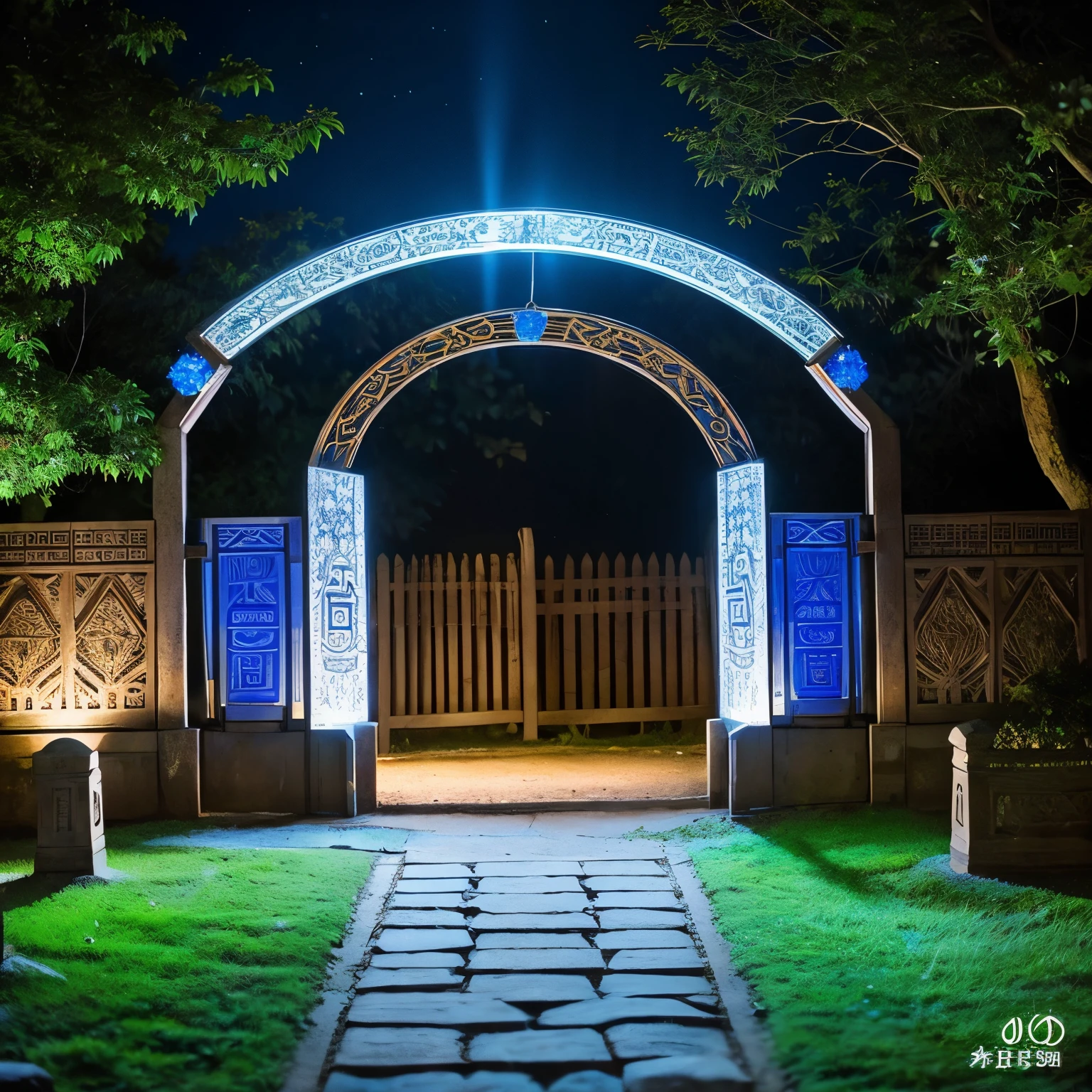 The gate iade from clear crystal、A subtle magical pattern appears on its surface.。light is reflected off the crystal、Emits a beautiful rainbow-colored light around you。The gate frame is decorated with ancient carvings、Engraved with ancient magical patterns written in a mysterious language。
When you pass through the gate、A fantastic landscape spreads out there.。The sky is deep blue、star々is shining。The ground is covered with transparent crystal-like rocks and strange plants.、Colorful lights are dancing。The air is filled with the scent of sweet flowers、The sound of strange bird calls echoes。